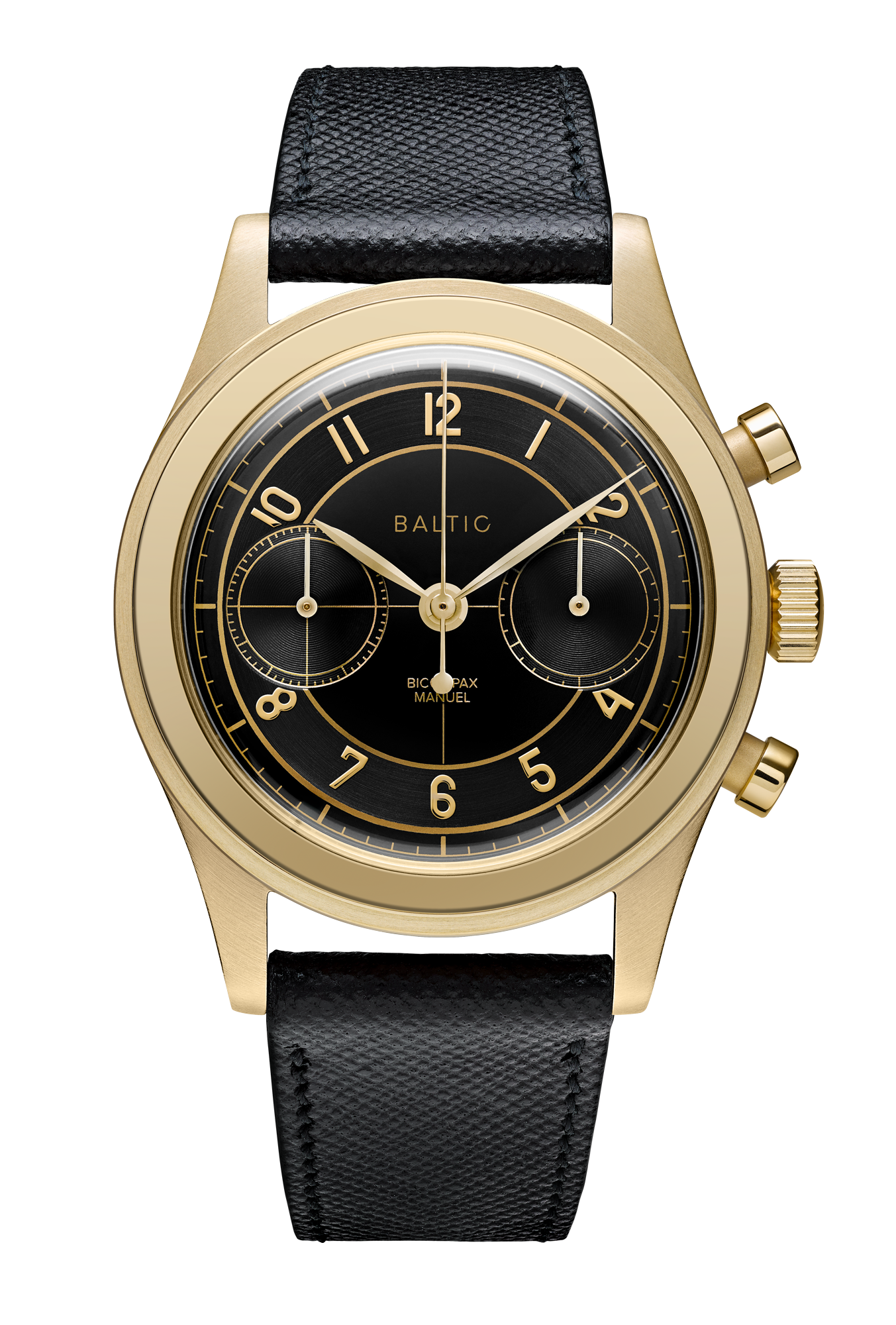Bicompax 002 Gold PVD | Baltic Watches