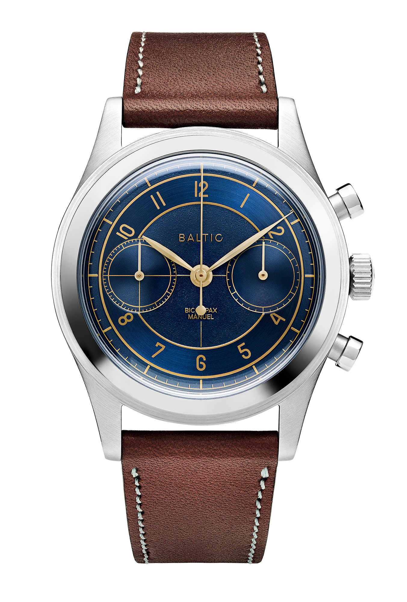 Bicompax 002 Blue Gilt | Baltic Watches