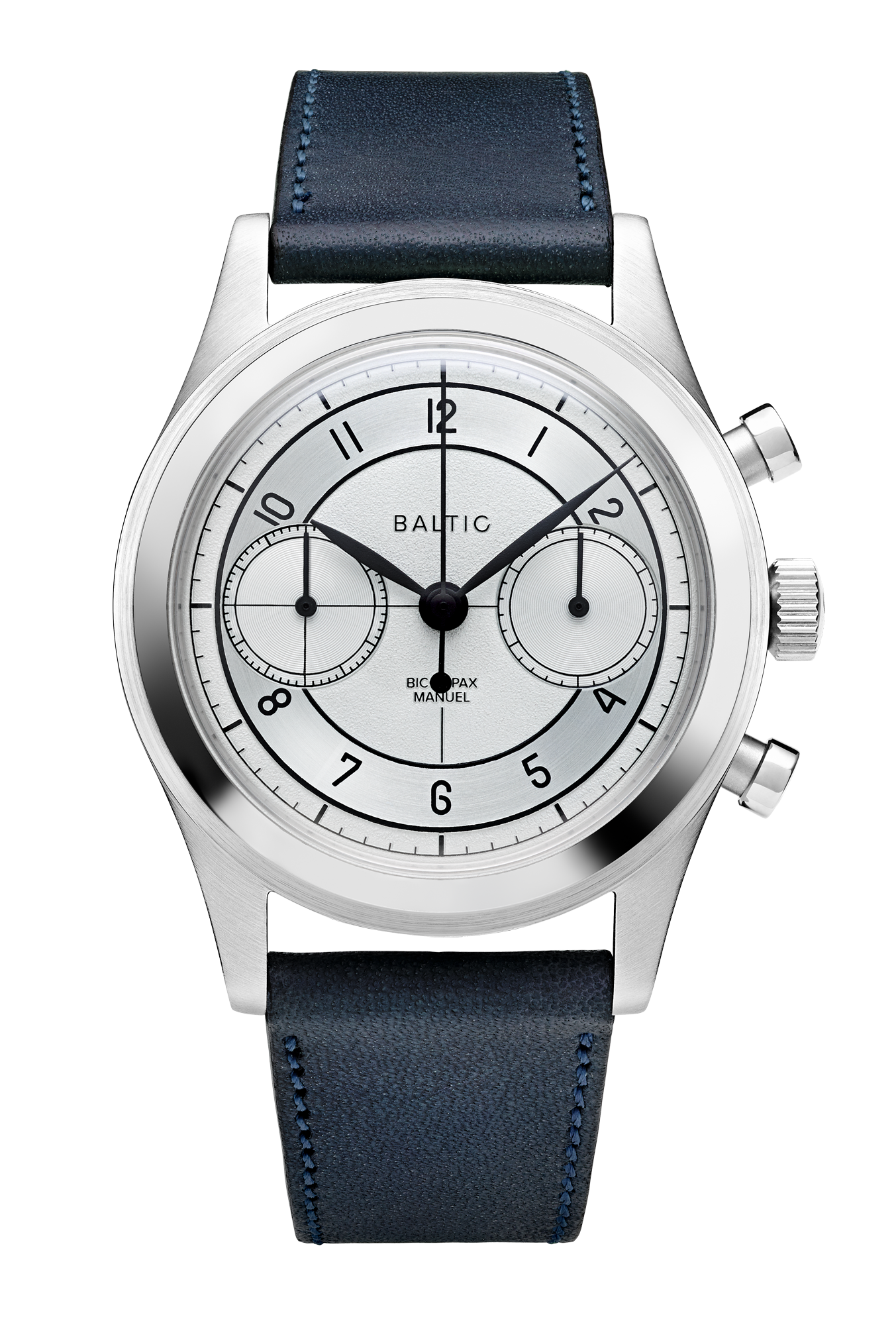 Bicompax 002 Silver | Baltic Watches