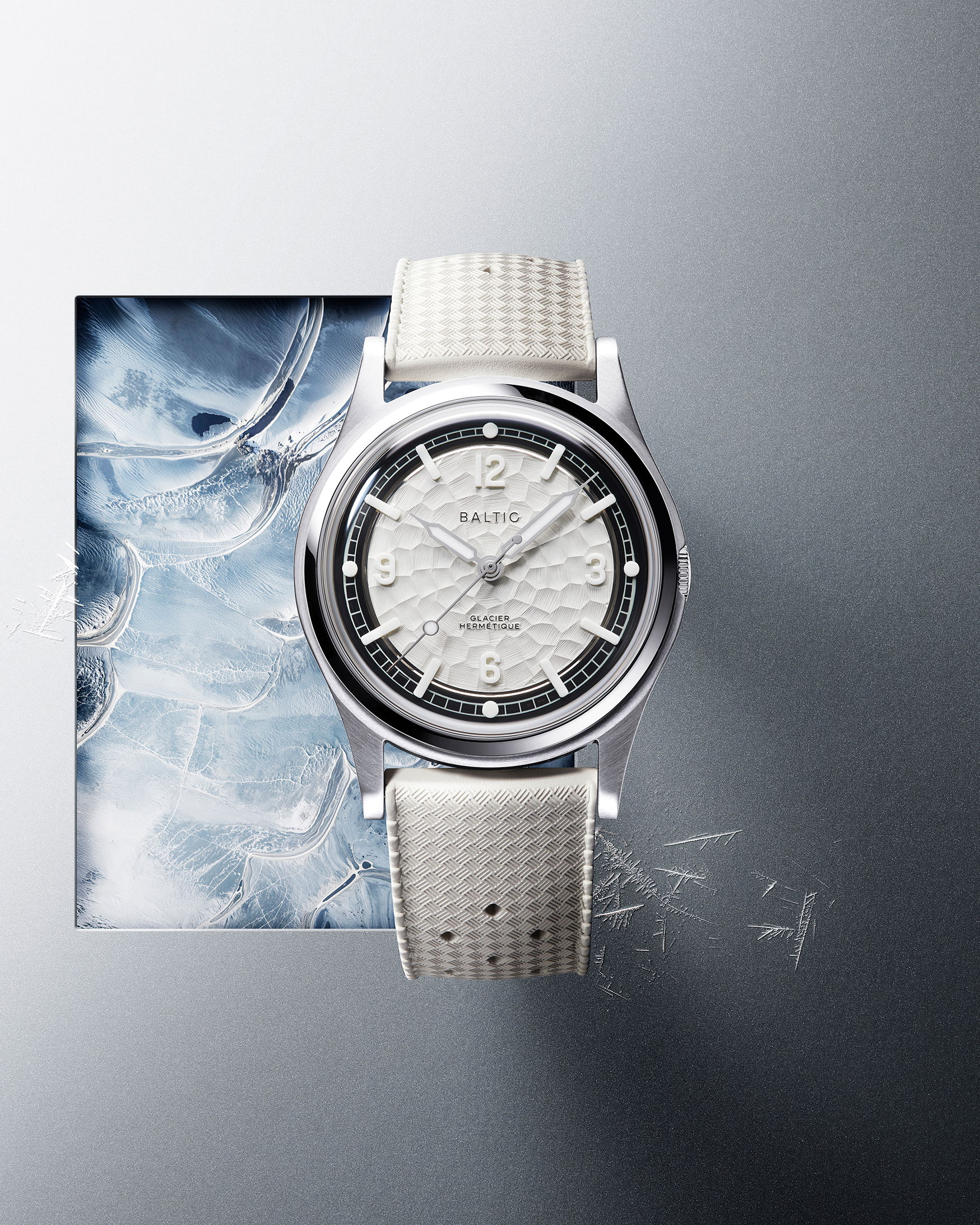 Hermétique Glacier White | Baltic Watches