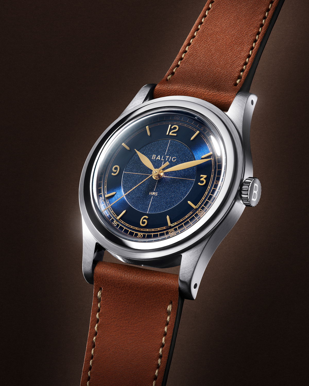 HMS 003 Bleu Gilt - Baltic Watches