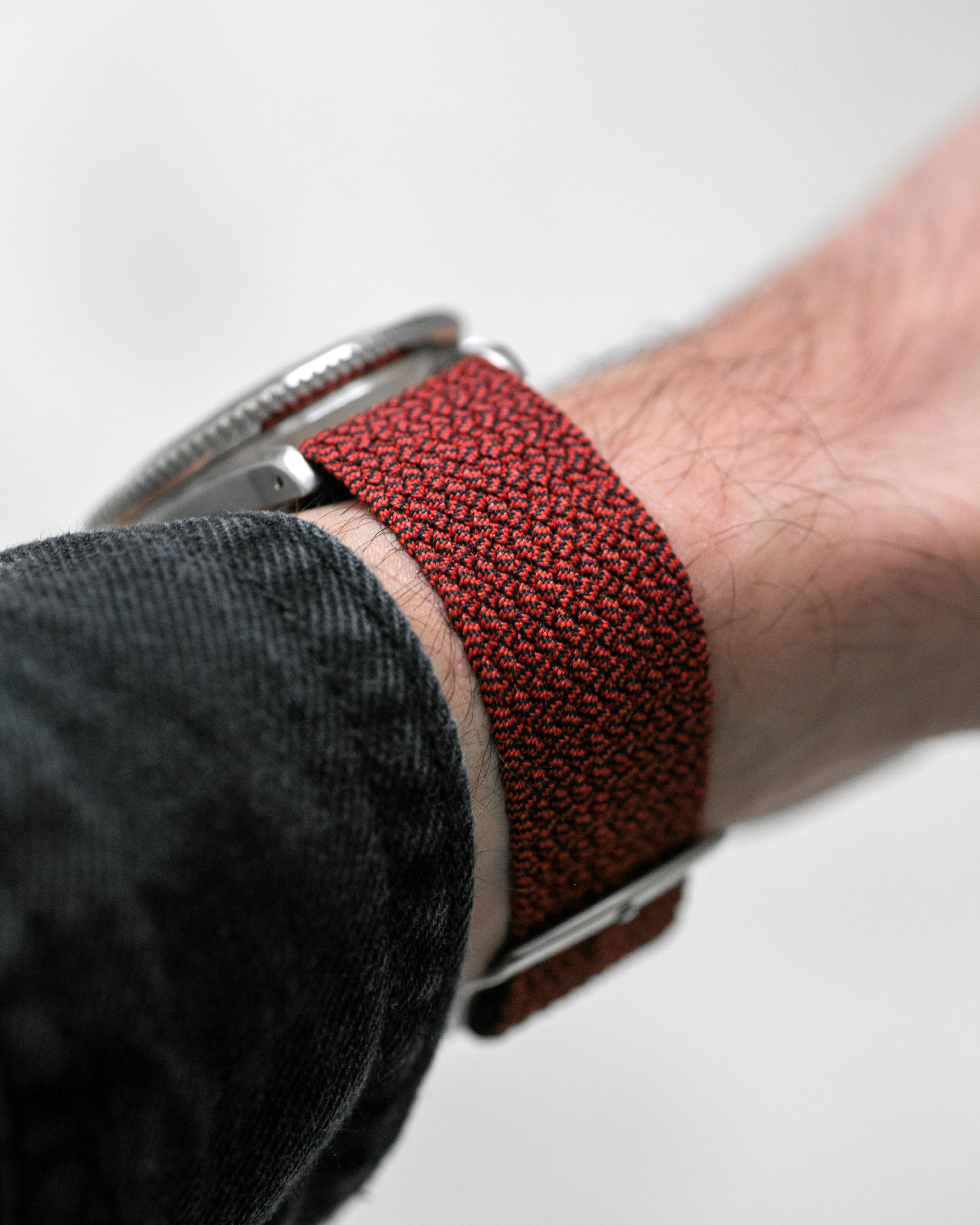 Bracelet Perlon - Rouge