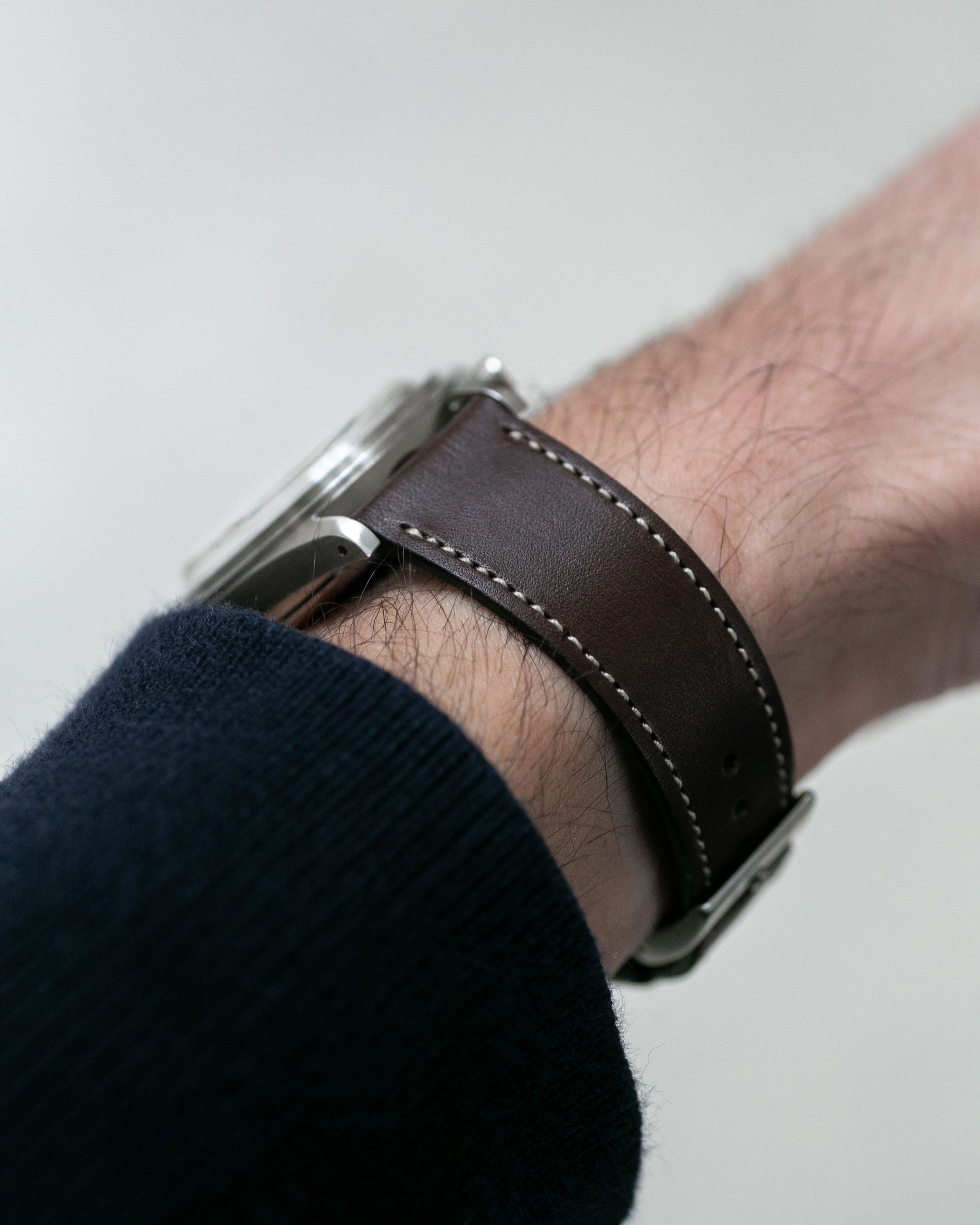 Stitched Chocolate | Baltic Watches