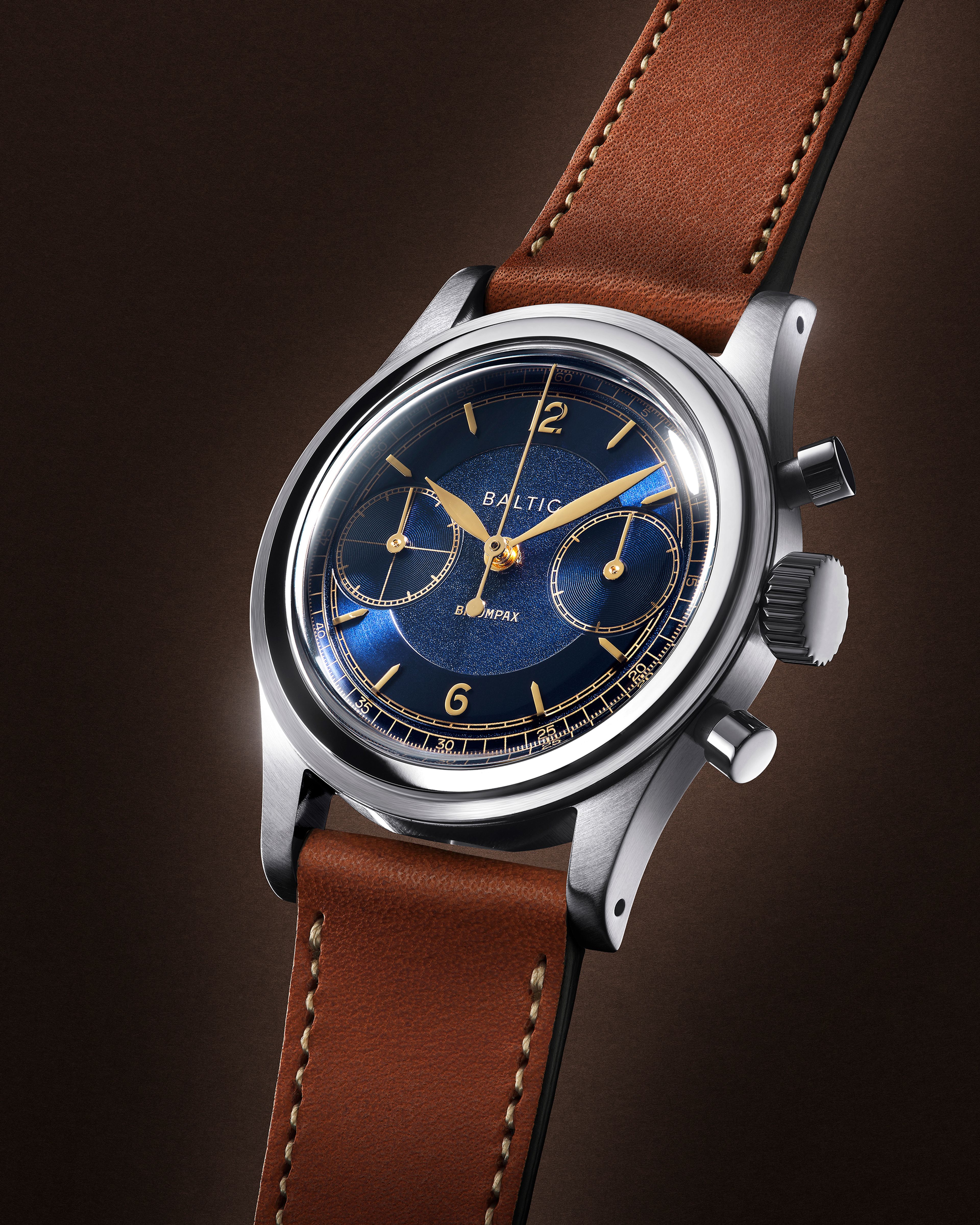 Bicompax 003 Blue Gilt | Baltic Watches