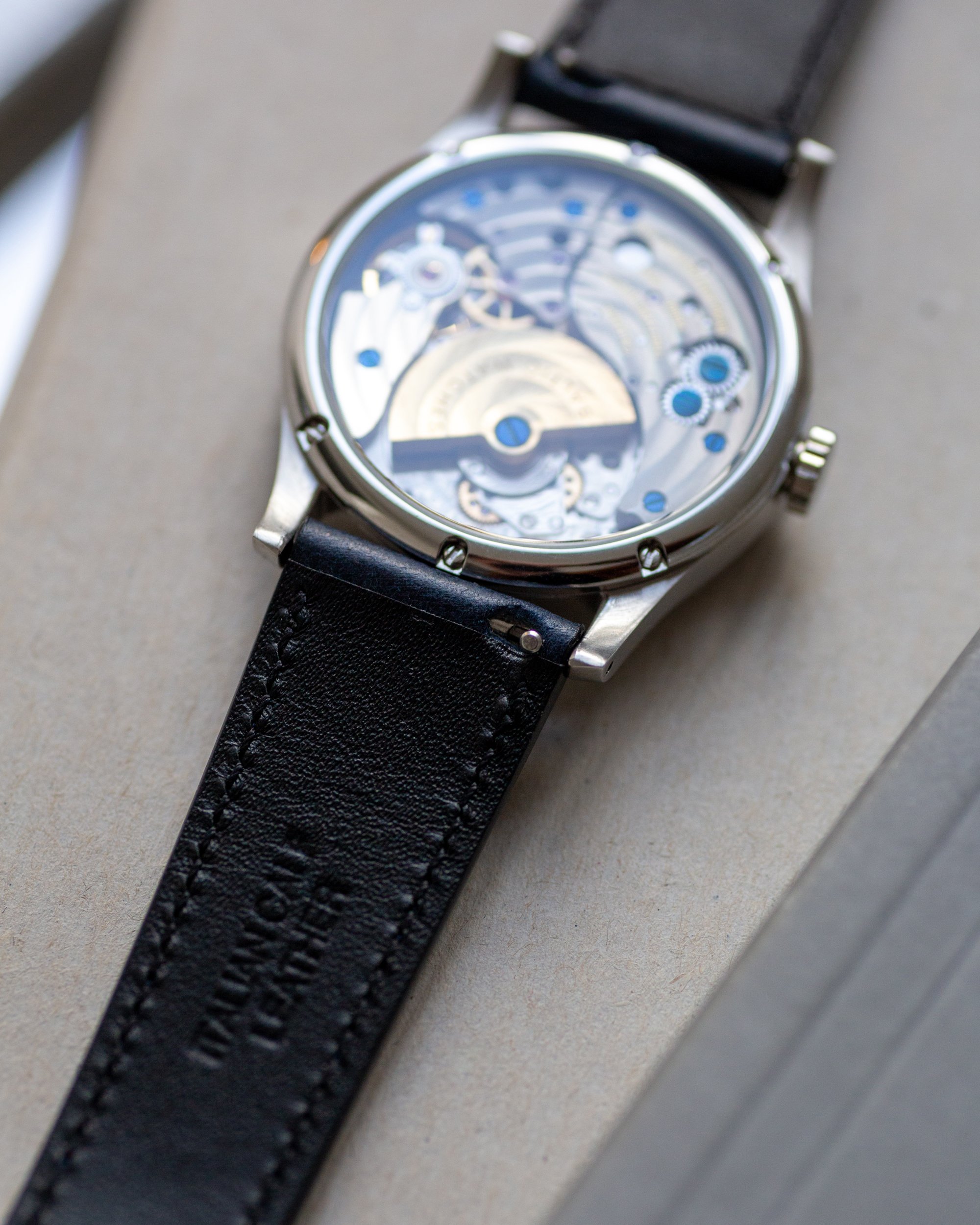 Stitched Navy blue | Baltic Watches