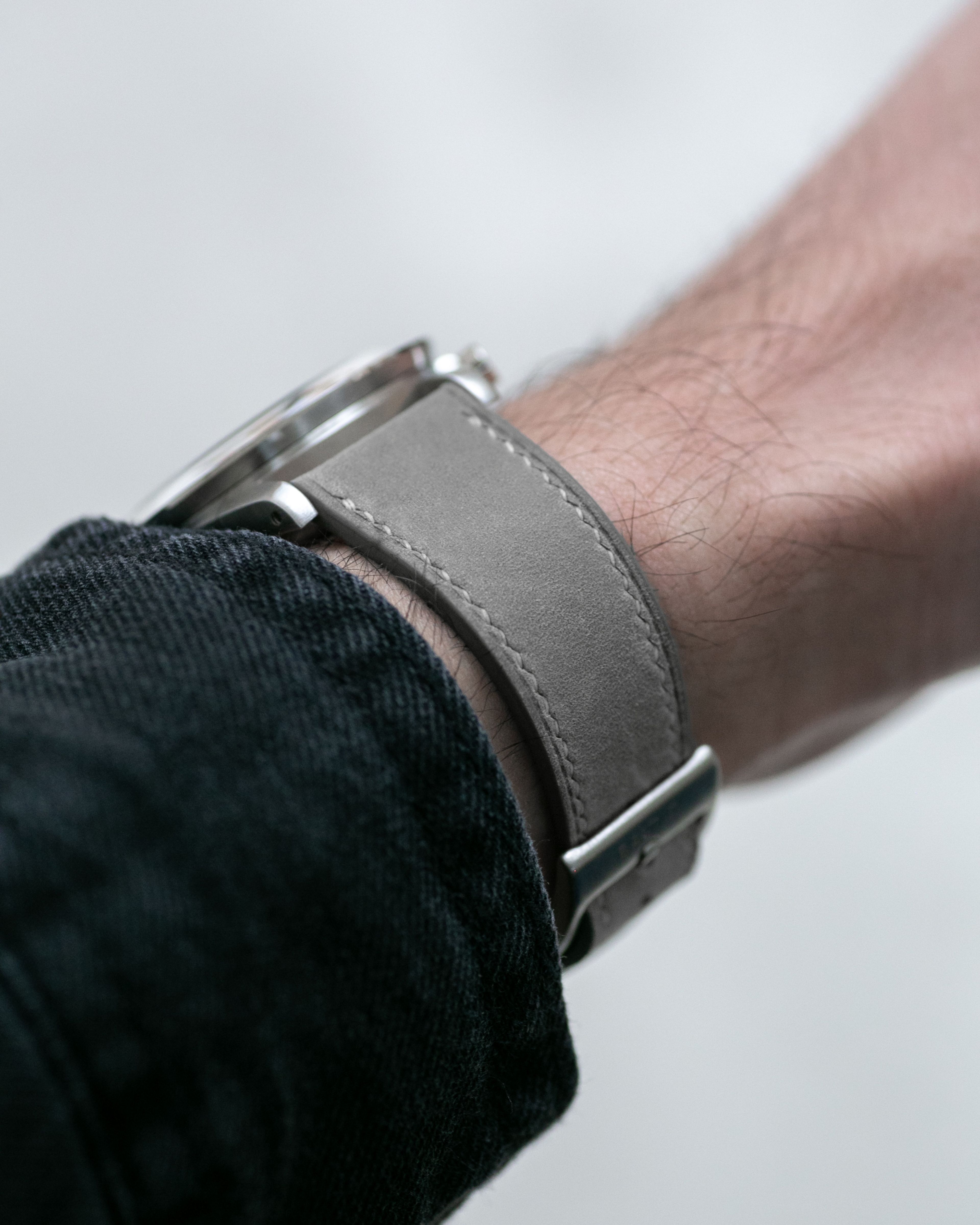 Grey hotsell watch strap