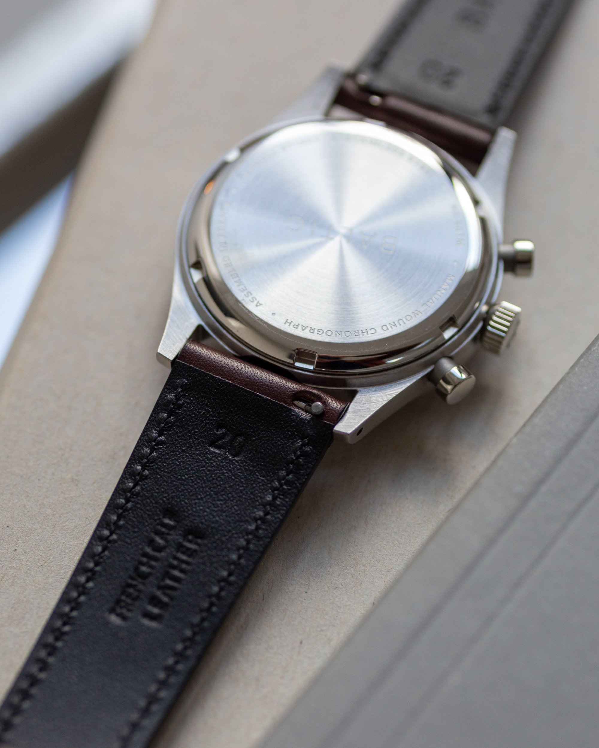 Stitched Chocolate | Baltic Watches