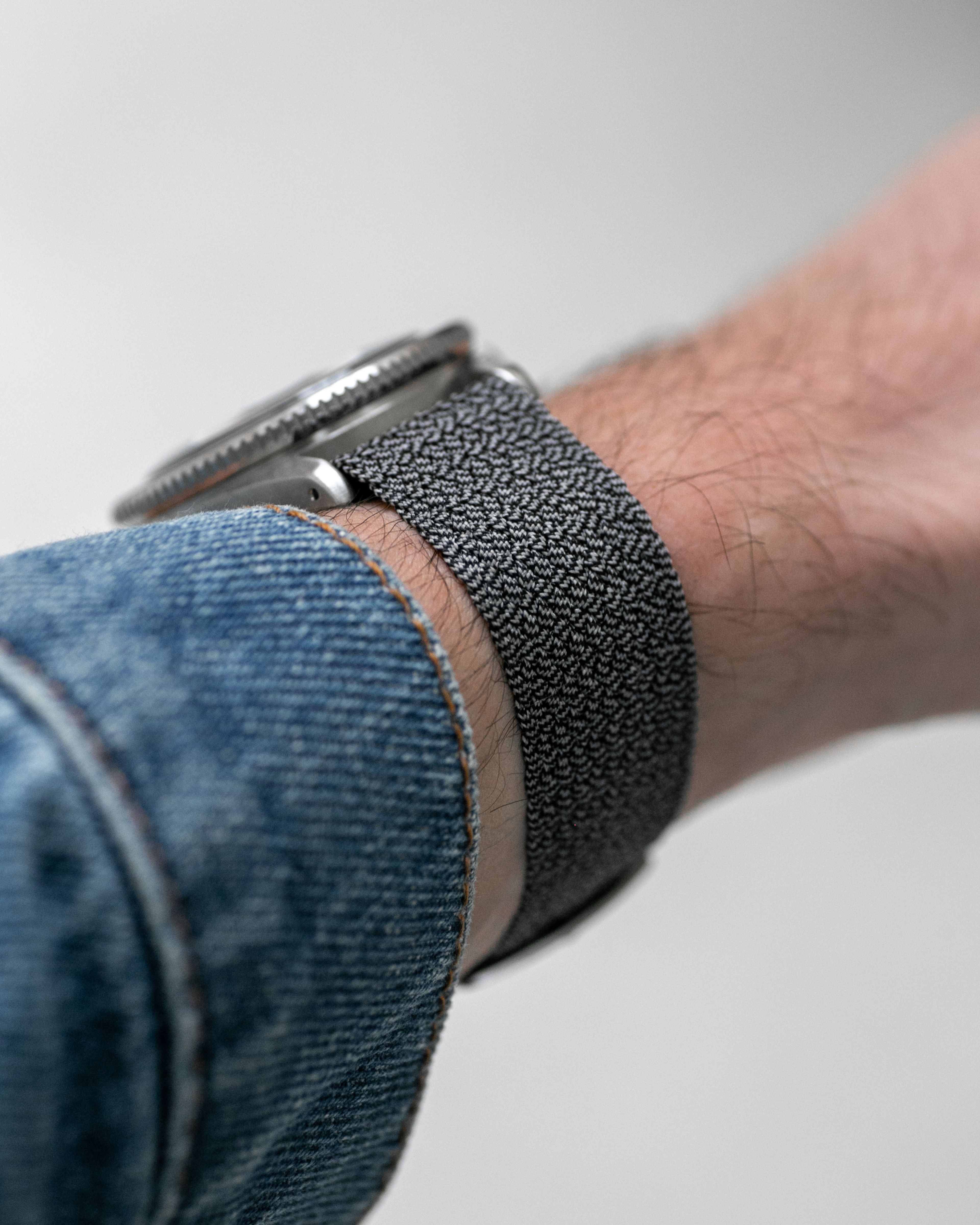 Perlon strap - Grey