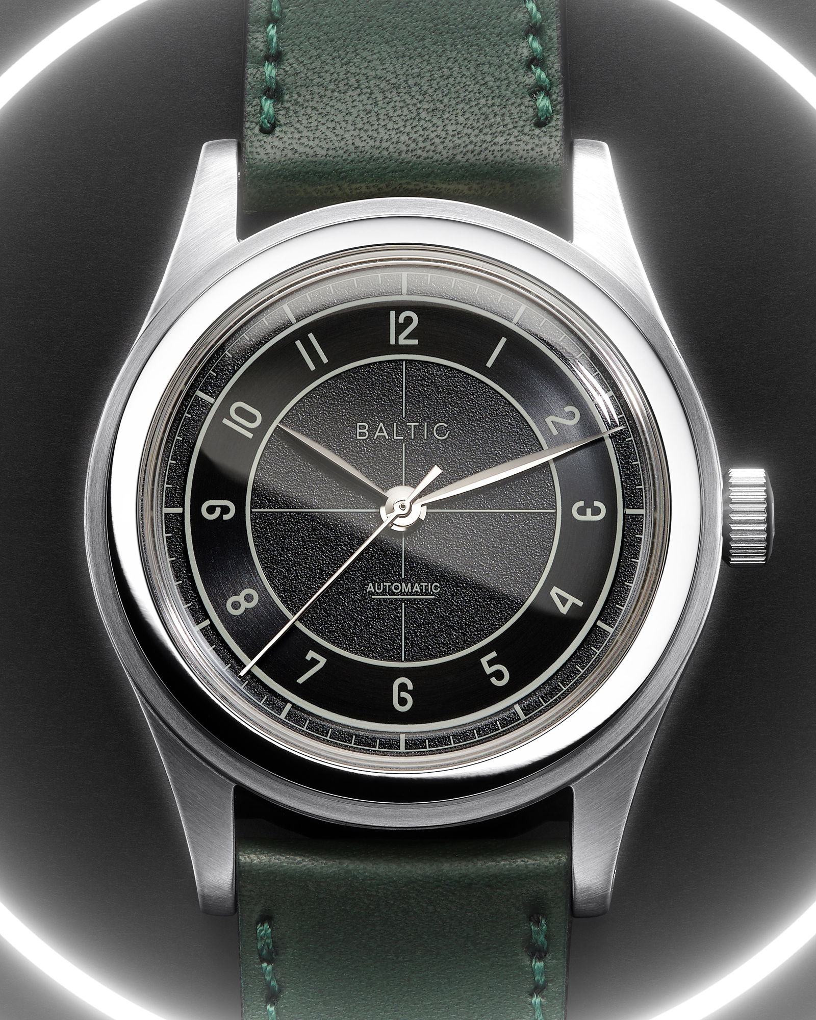 BALTIC HMS002 自動巻き時計 HMS 002 Black - Baltic Watches
