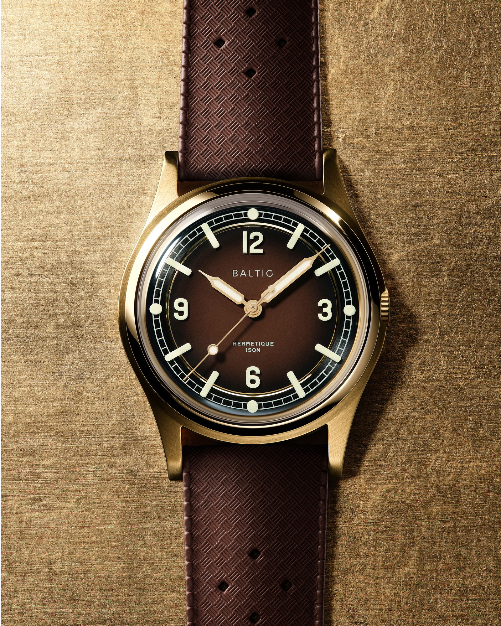 Hermétique Tourer Bronze Brown - Baltic Watches