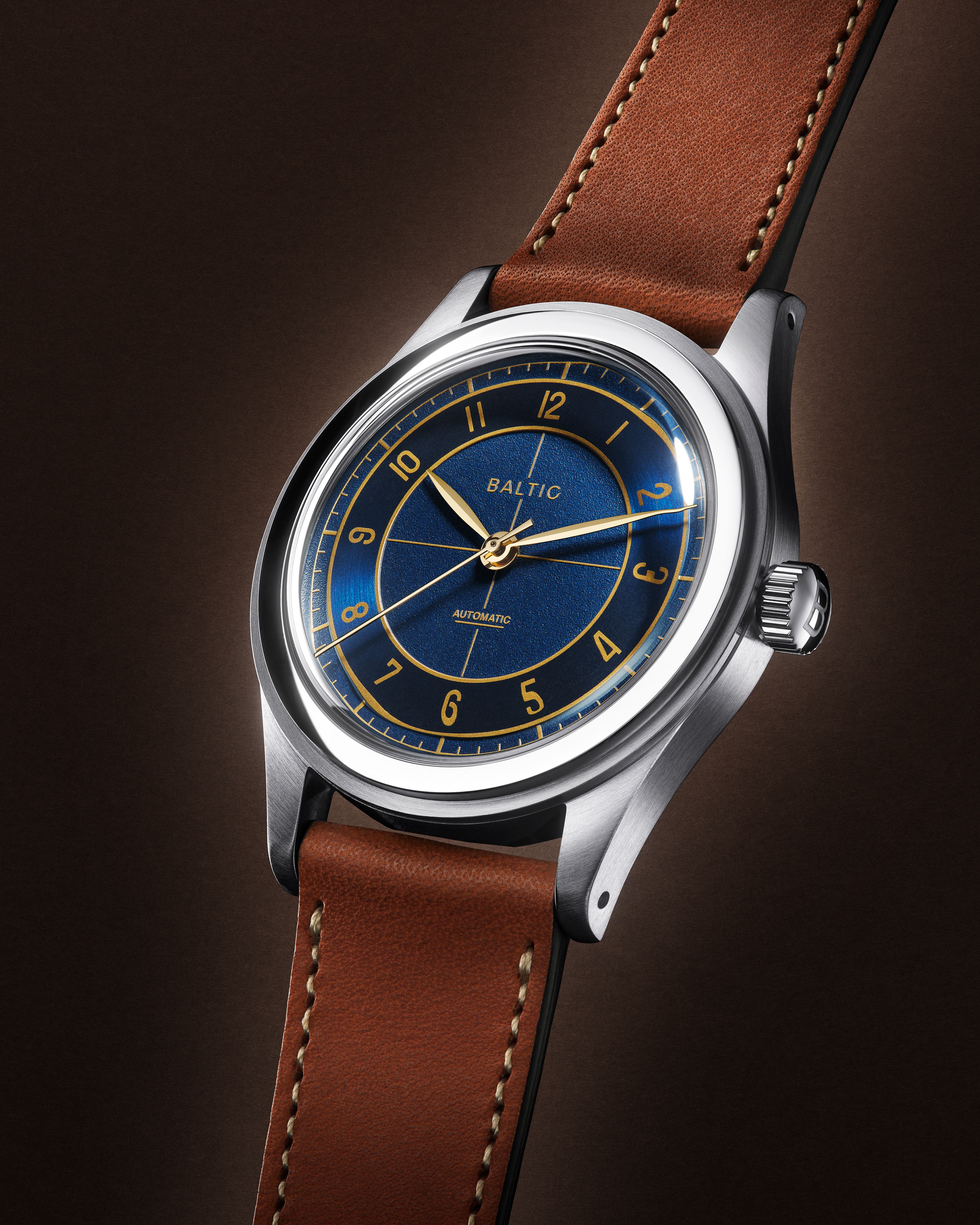 HMS 002 Blue Gilt Baltic Watches