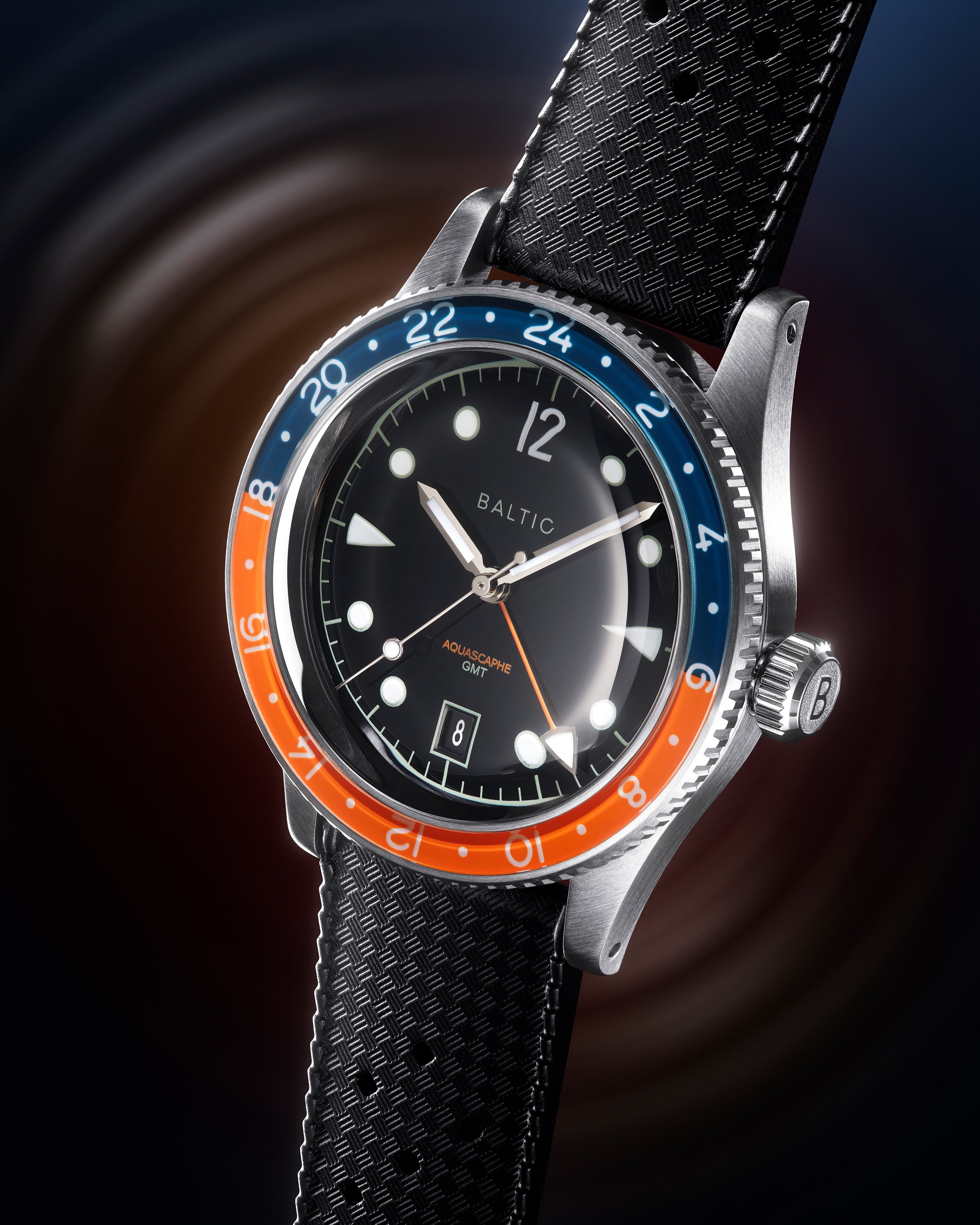 Aquascaphe GMT Orange | Baltic Watches