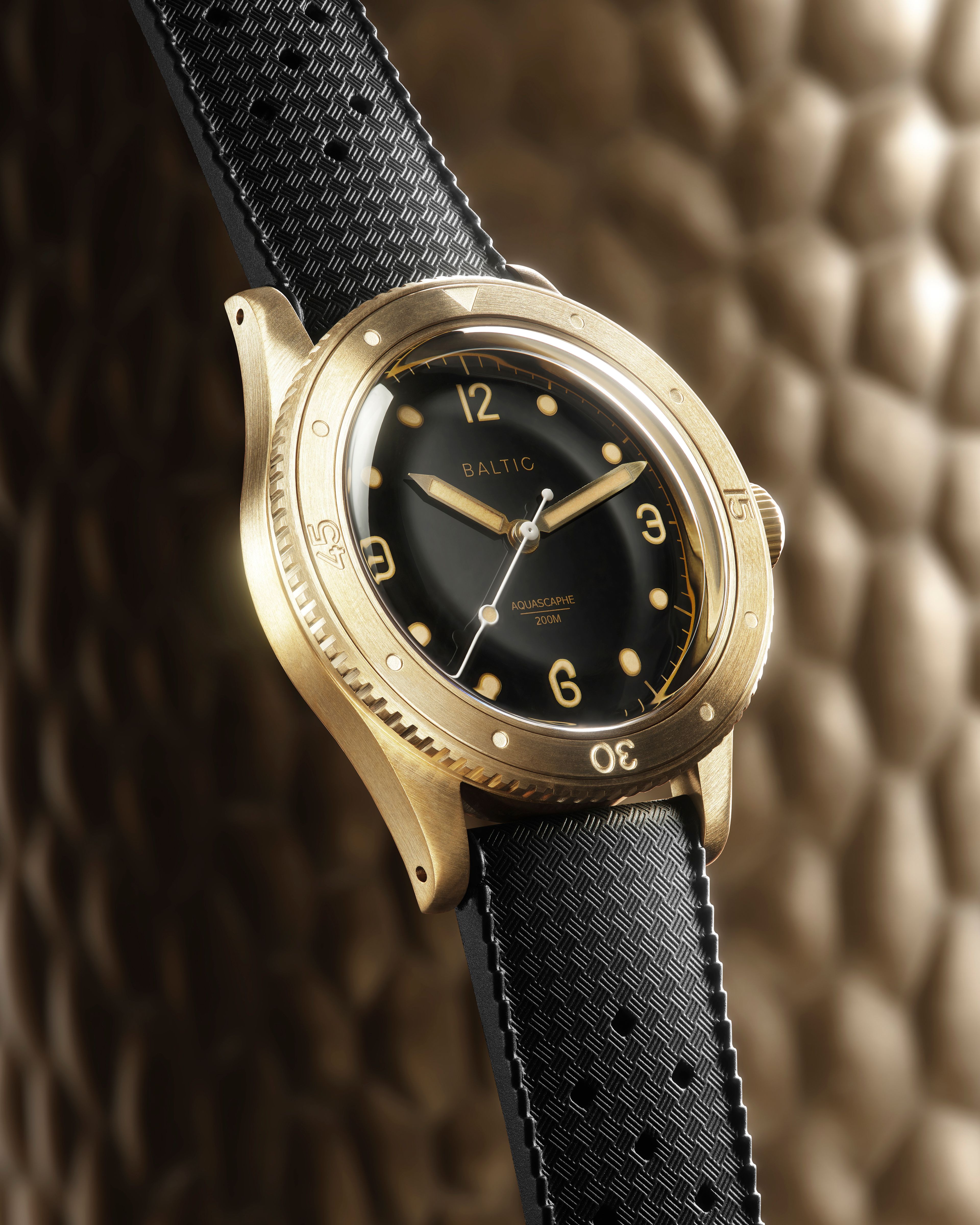 Aquascaphe Bronze Black | Baltic Watches