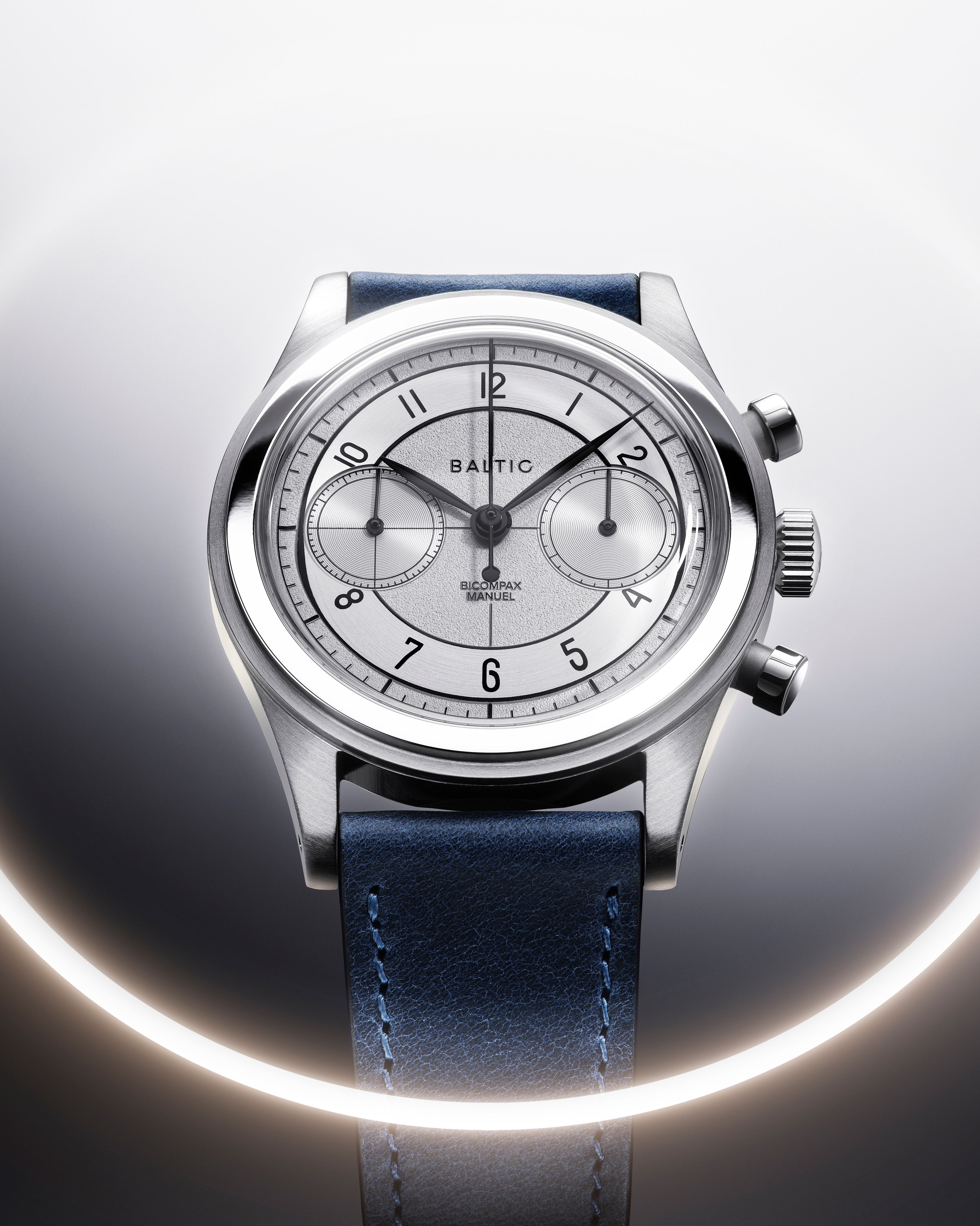 Bicompax 002 Silver | Baltic Watches