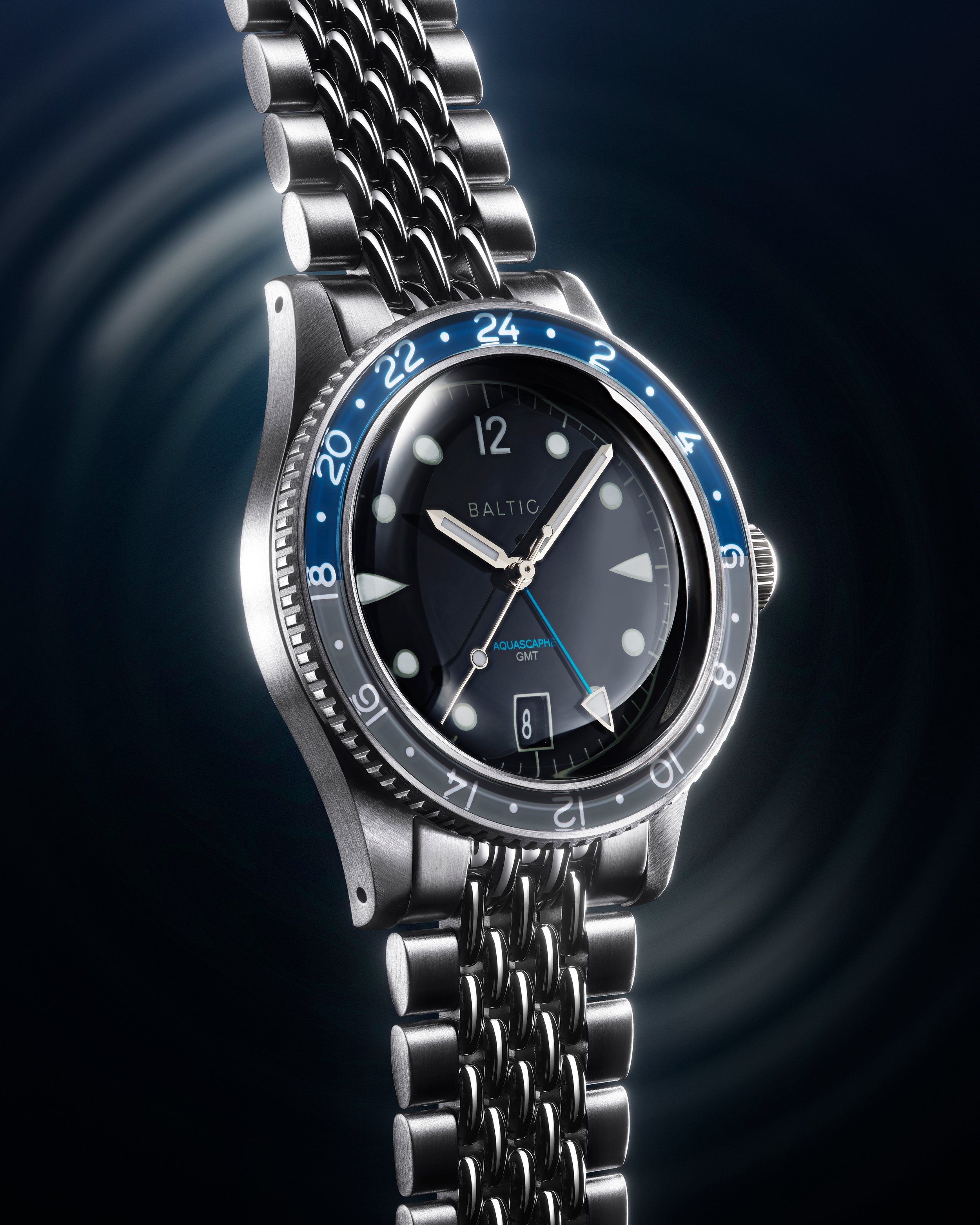 Aquascaphe GMT Grey | Baltic Watches