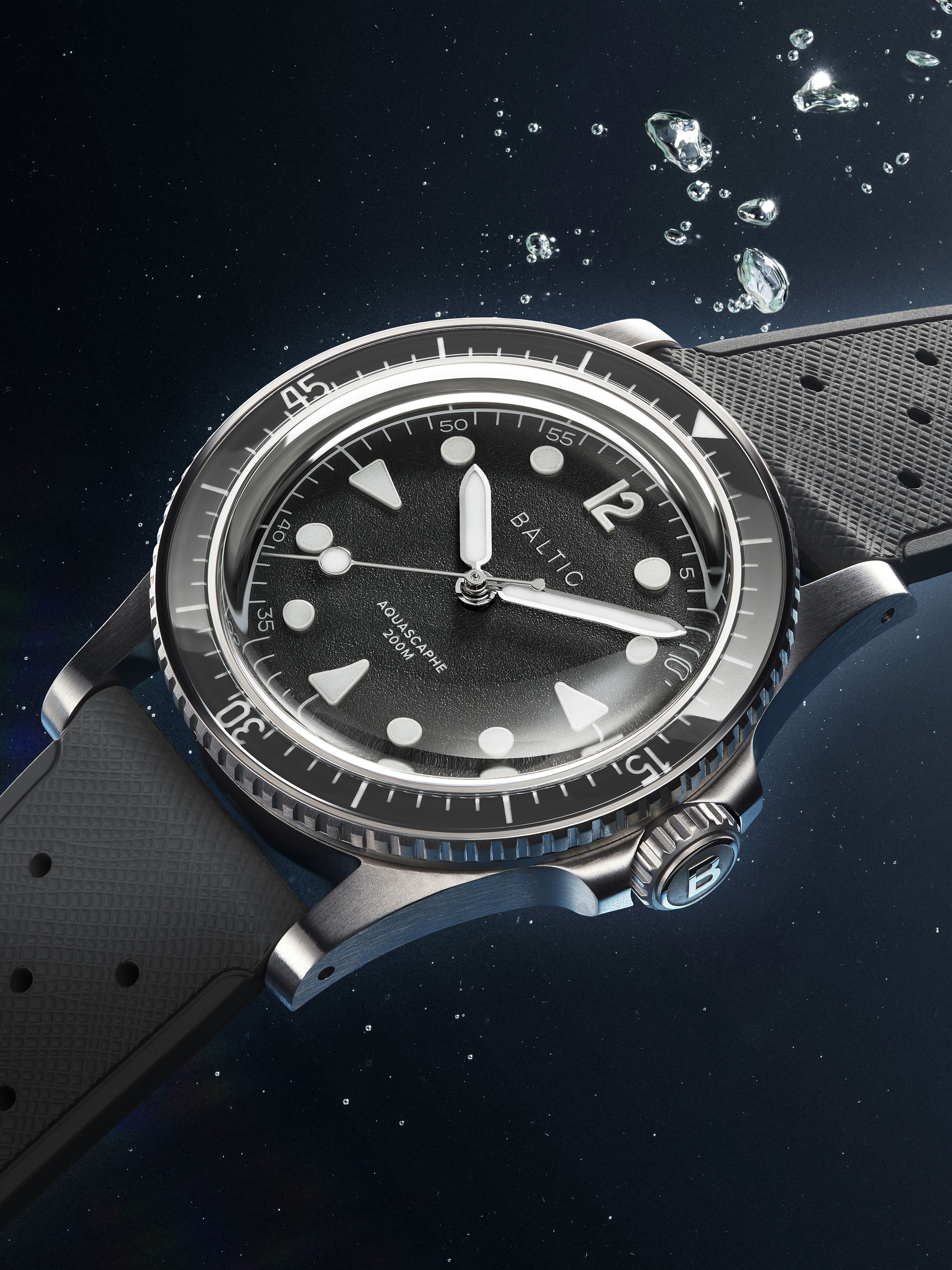 Aquascaphe MK2 Grey - Baltic Watches