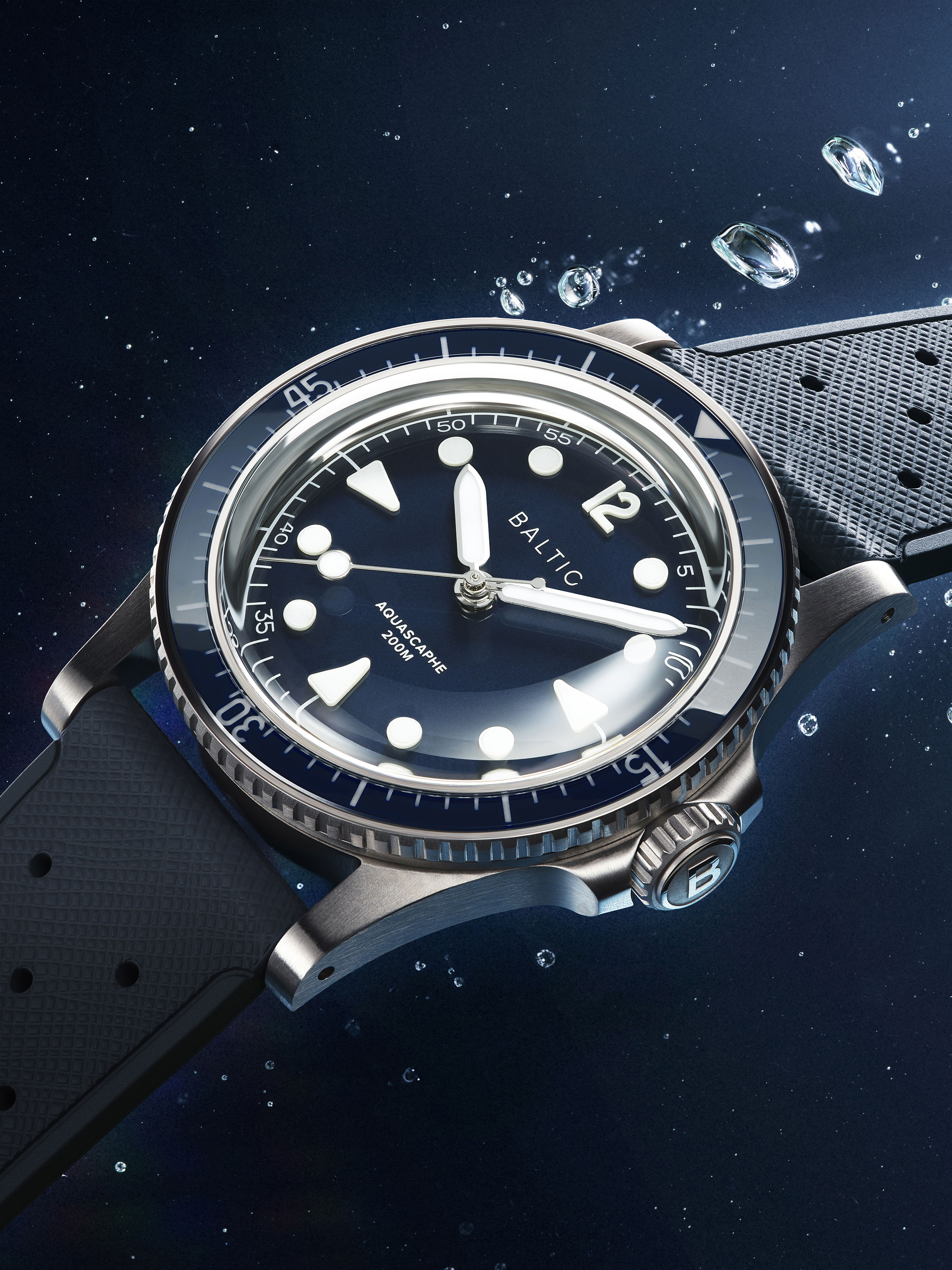 Aquascaphe MK2 Blue | Baltic Watches