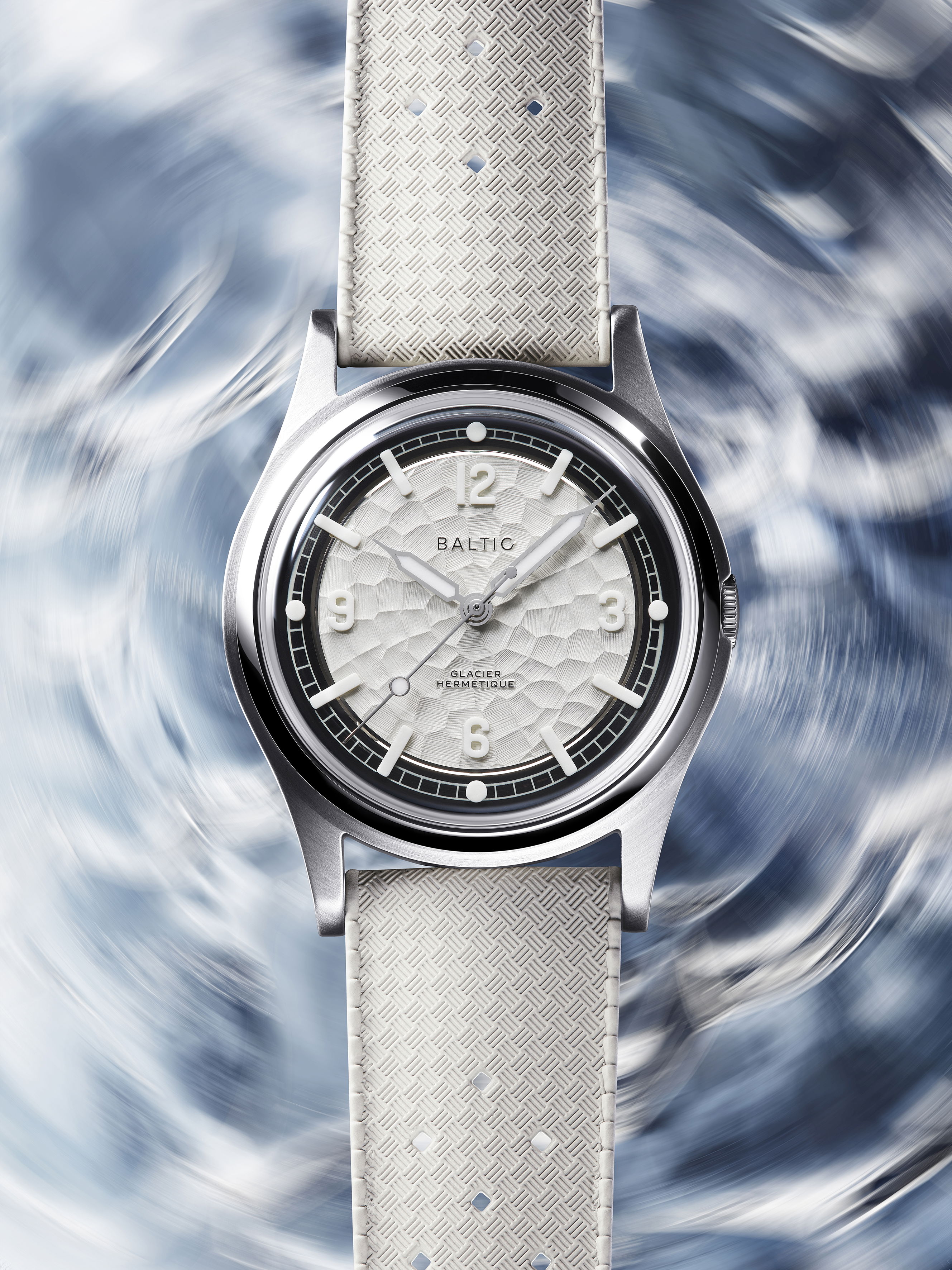 Hermétique Glacier White | Baltic Watches