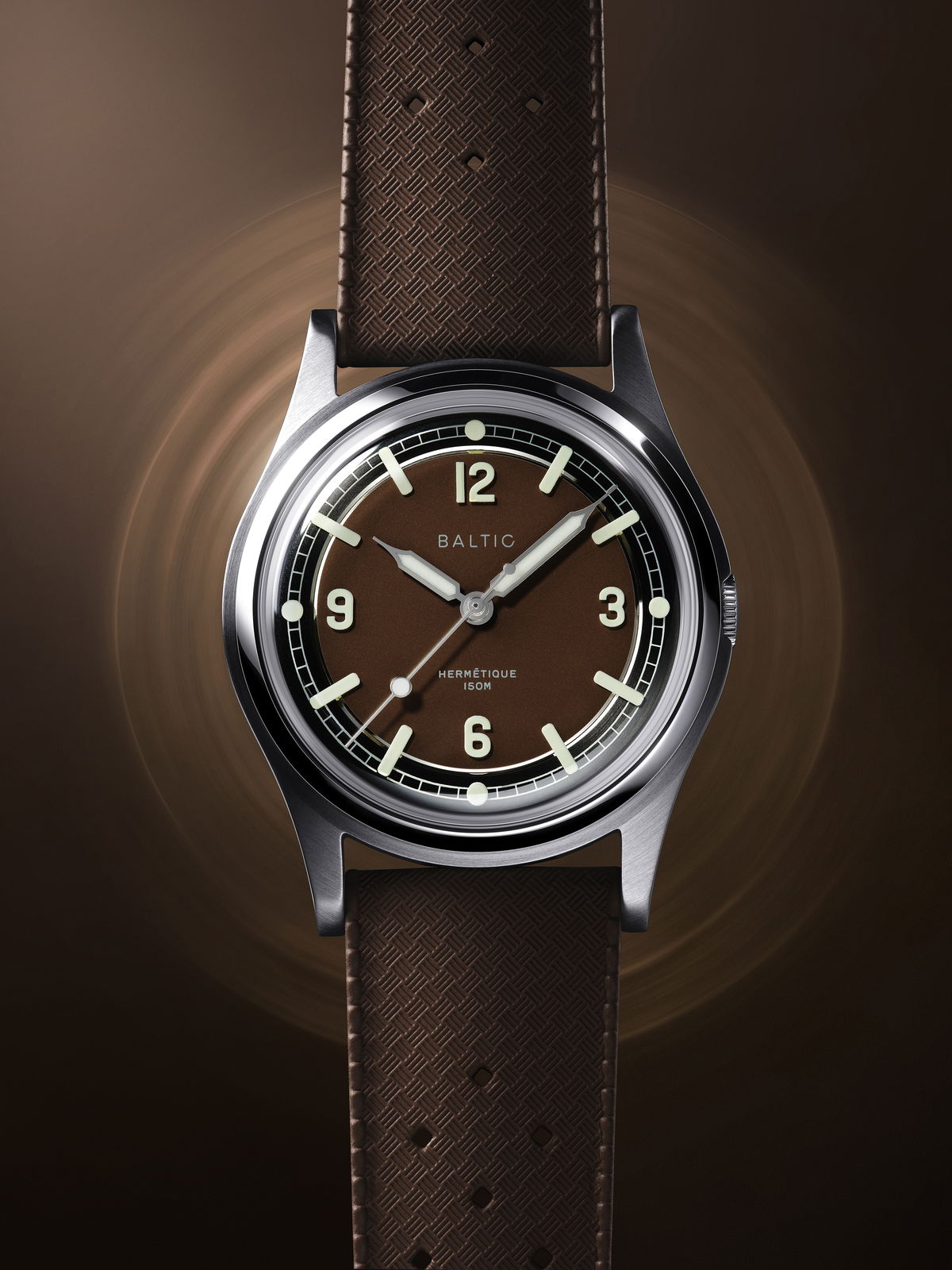 Hermétique Tourer Brown - Baltic Watches