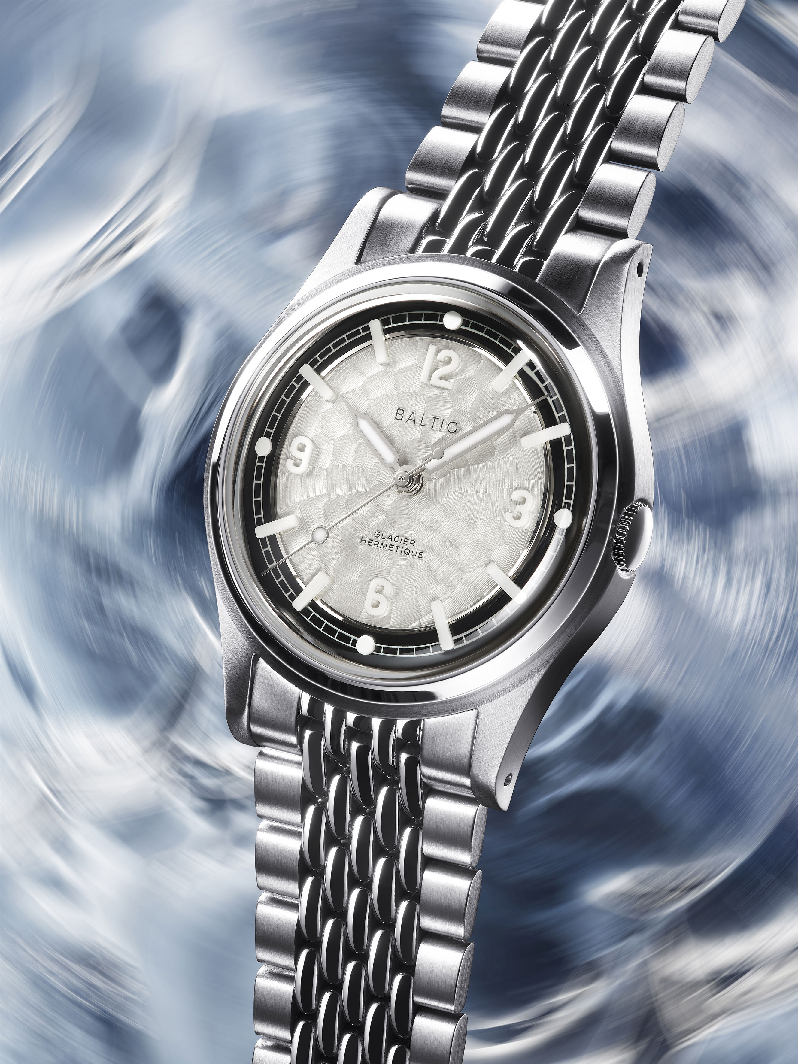 Hermétique Glacier White | Baltic Watches