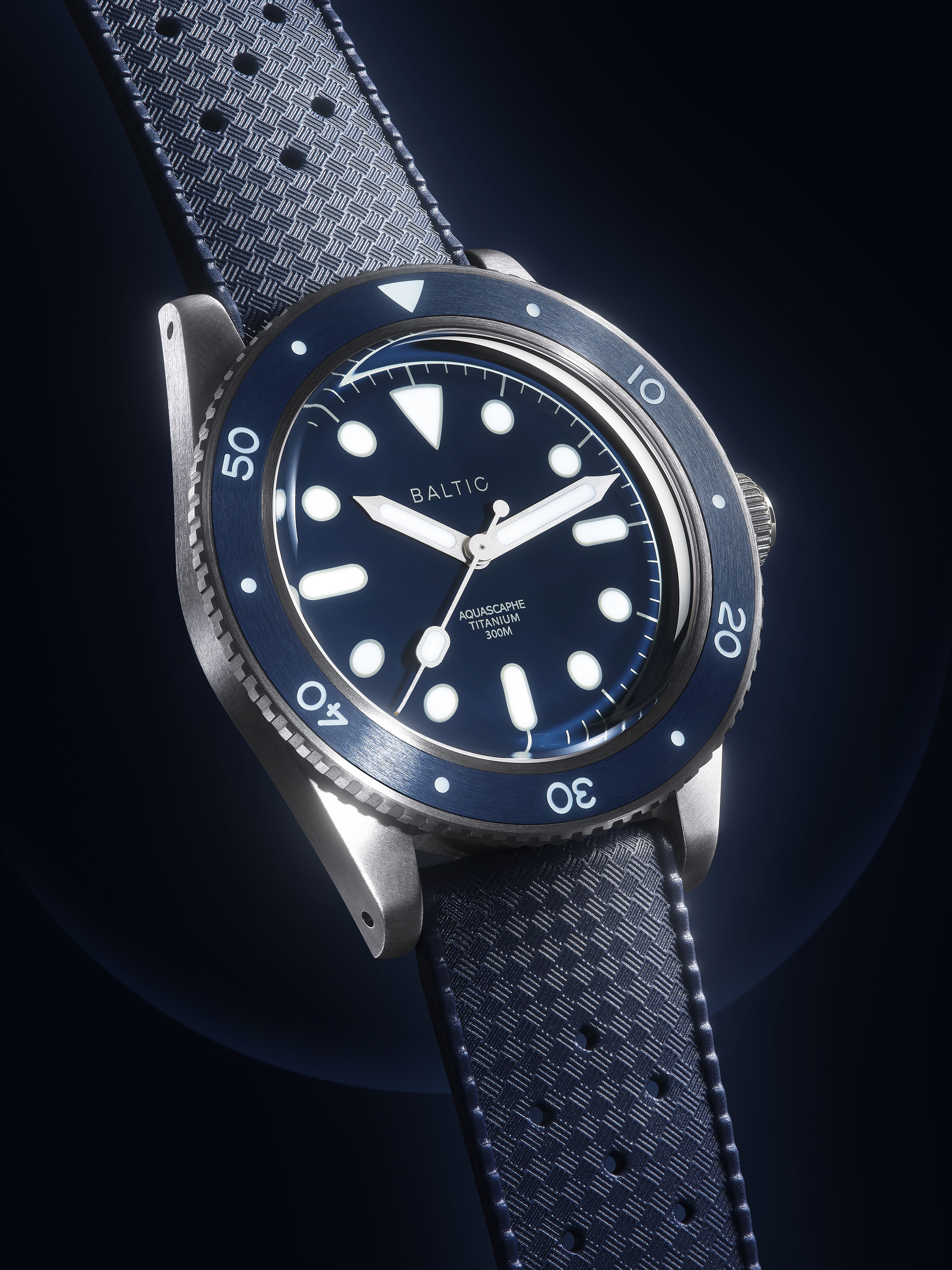 Aquascaphe Titanium Blue - Baltic Watches