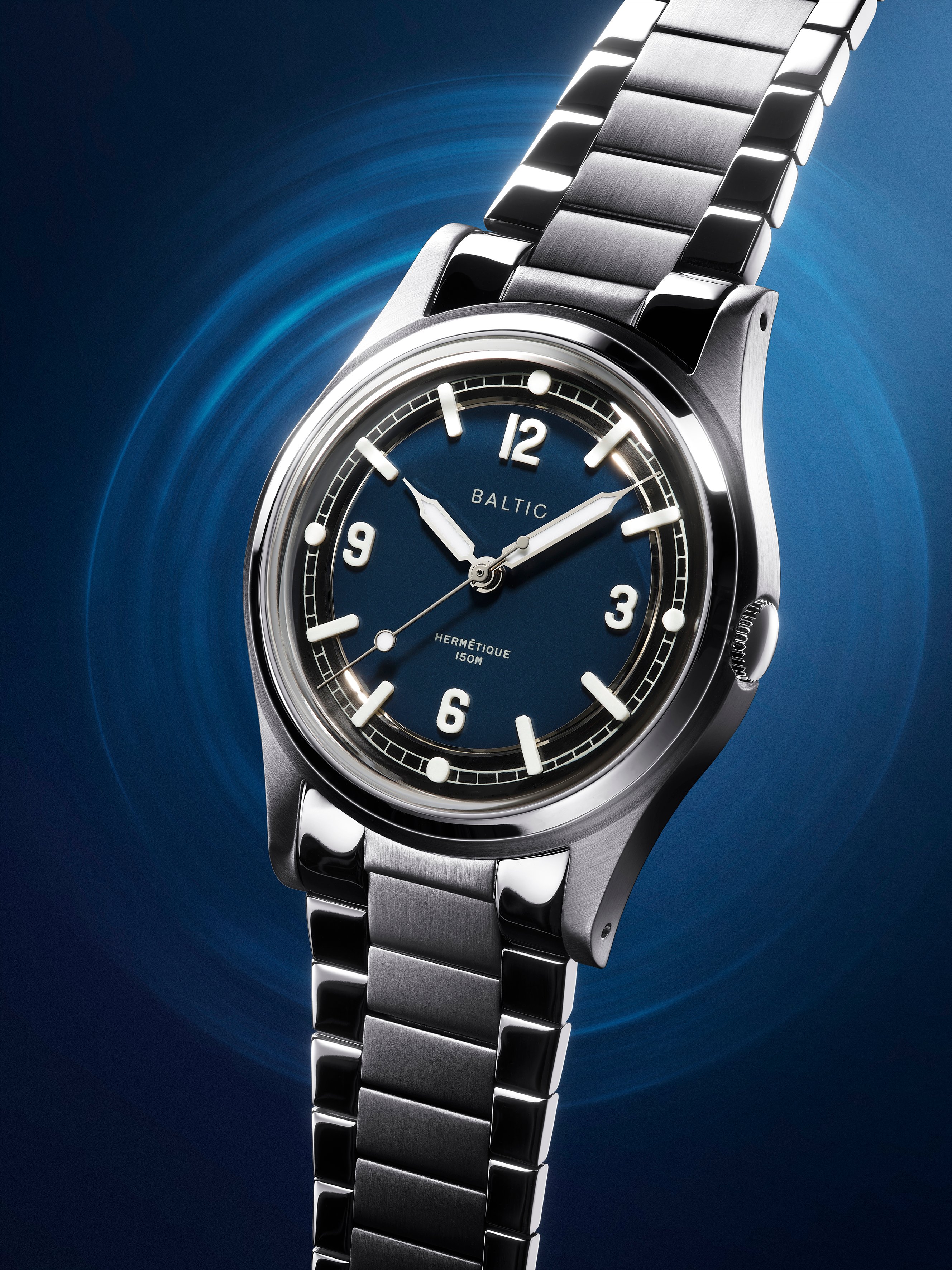 Hermétique Tourer Blue | Baltic Watches