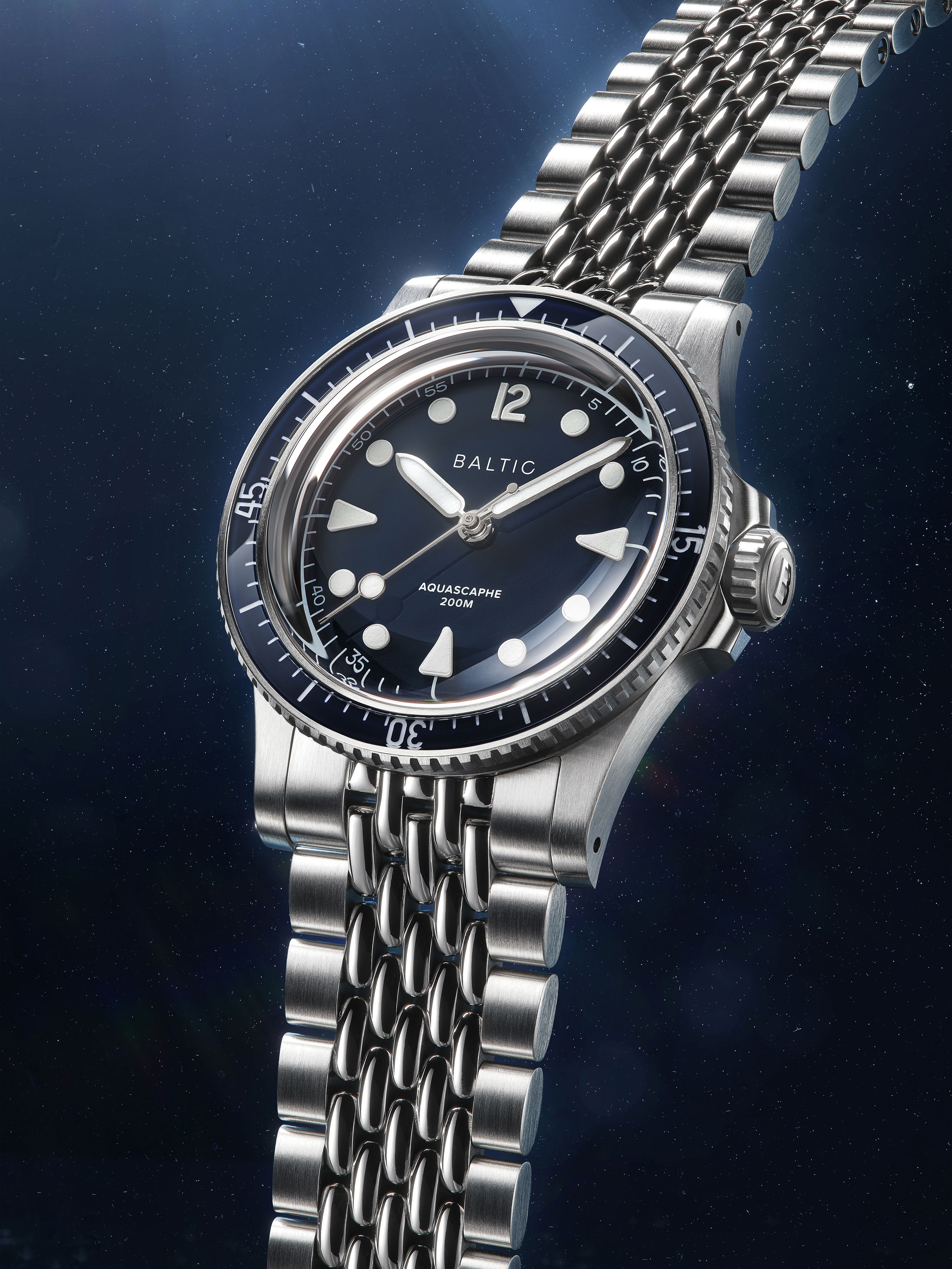 Aquascaphe MK2 Blue | Baltic Watches