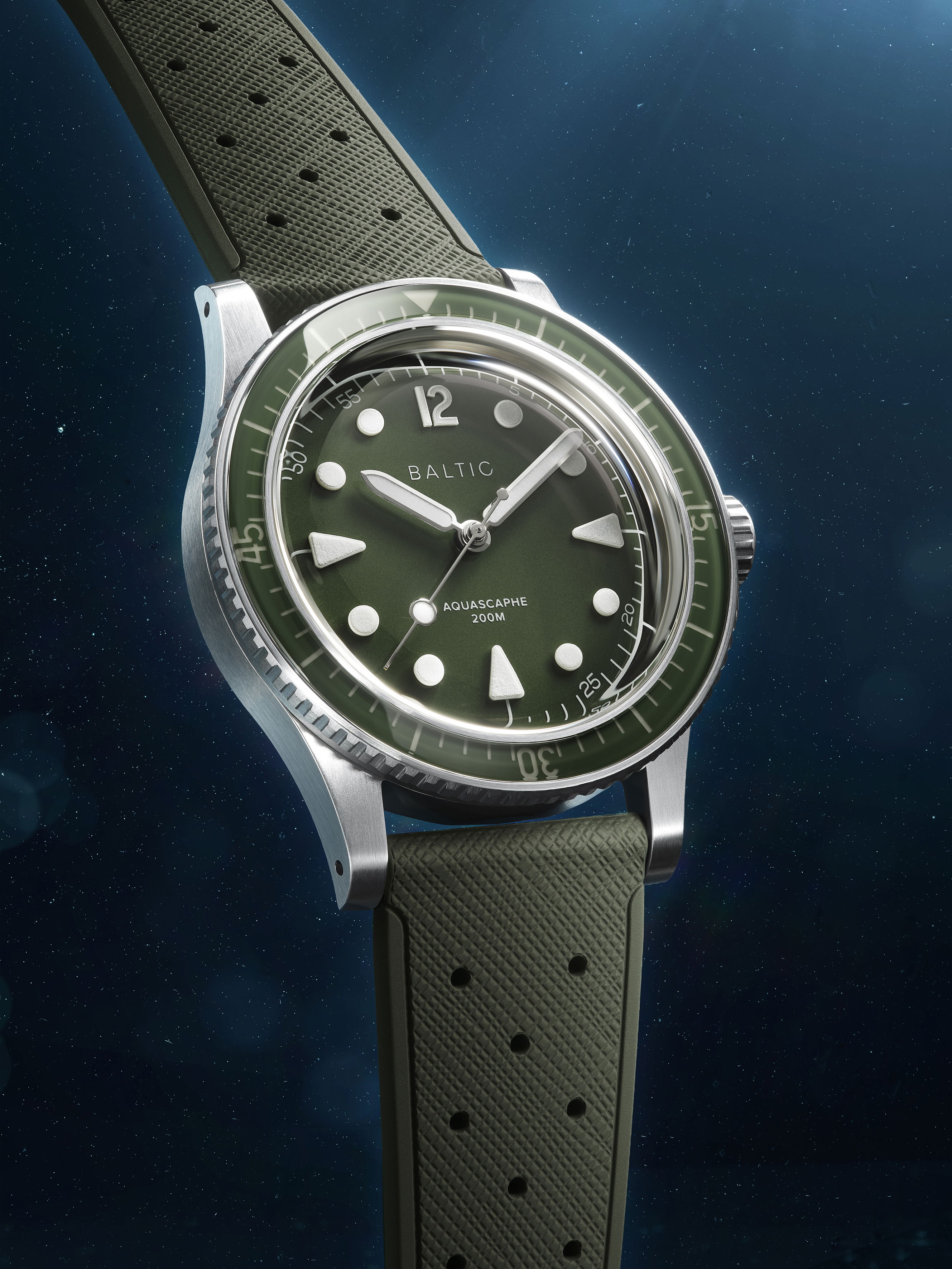 Aquascaphe MK2 Green | Baltic Watches