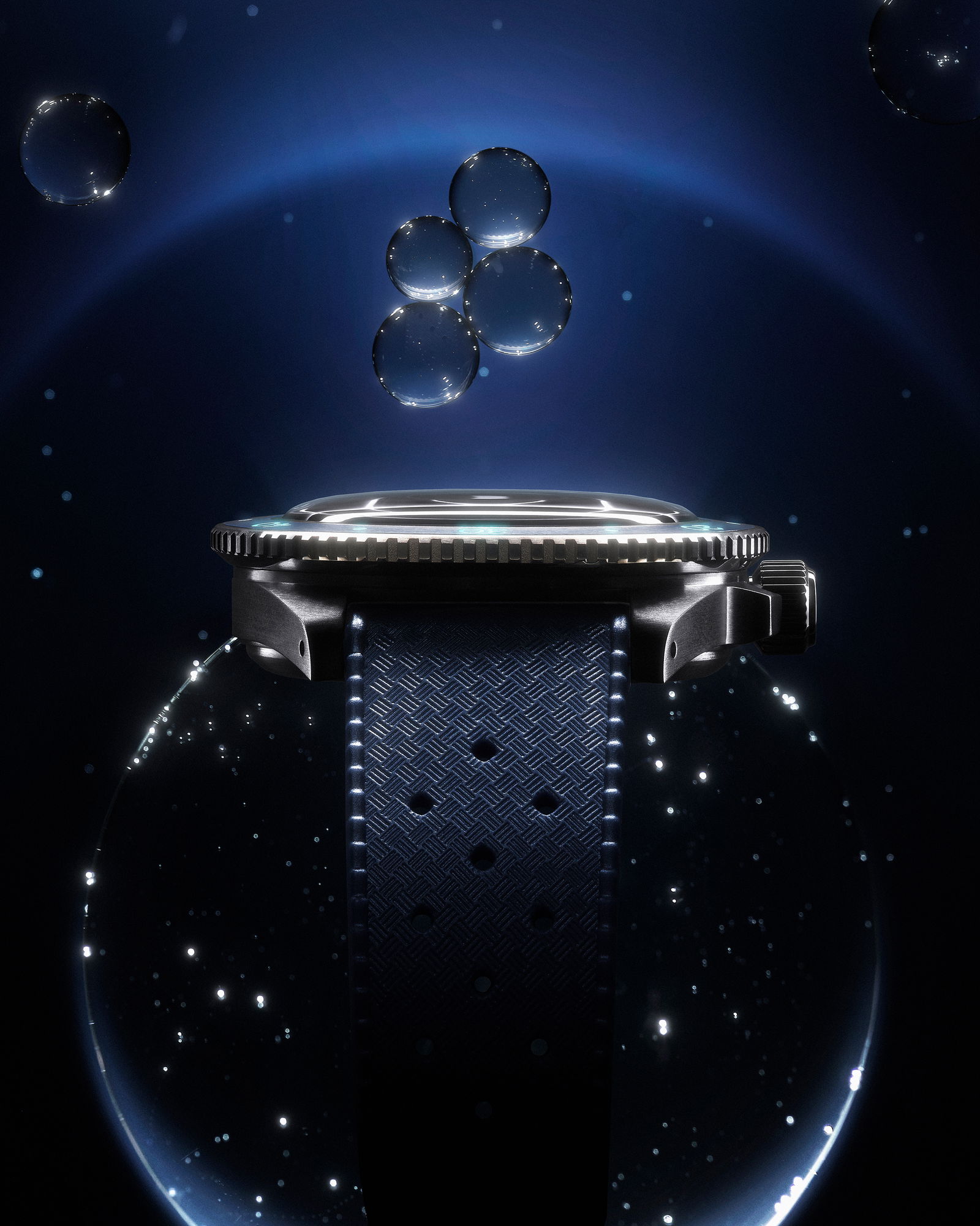 Aquascaphe Titanium Blue - Baltic Watches