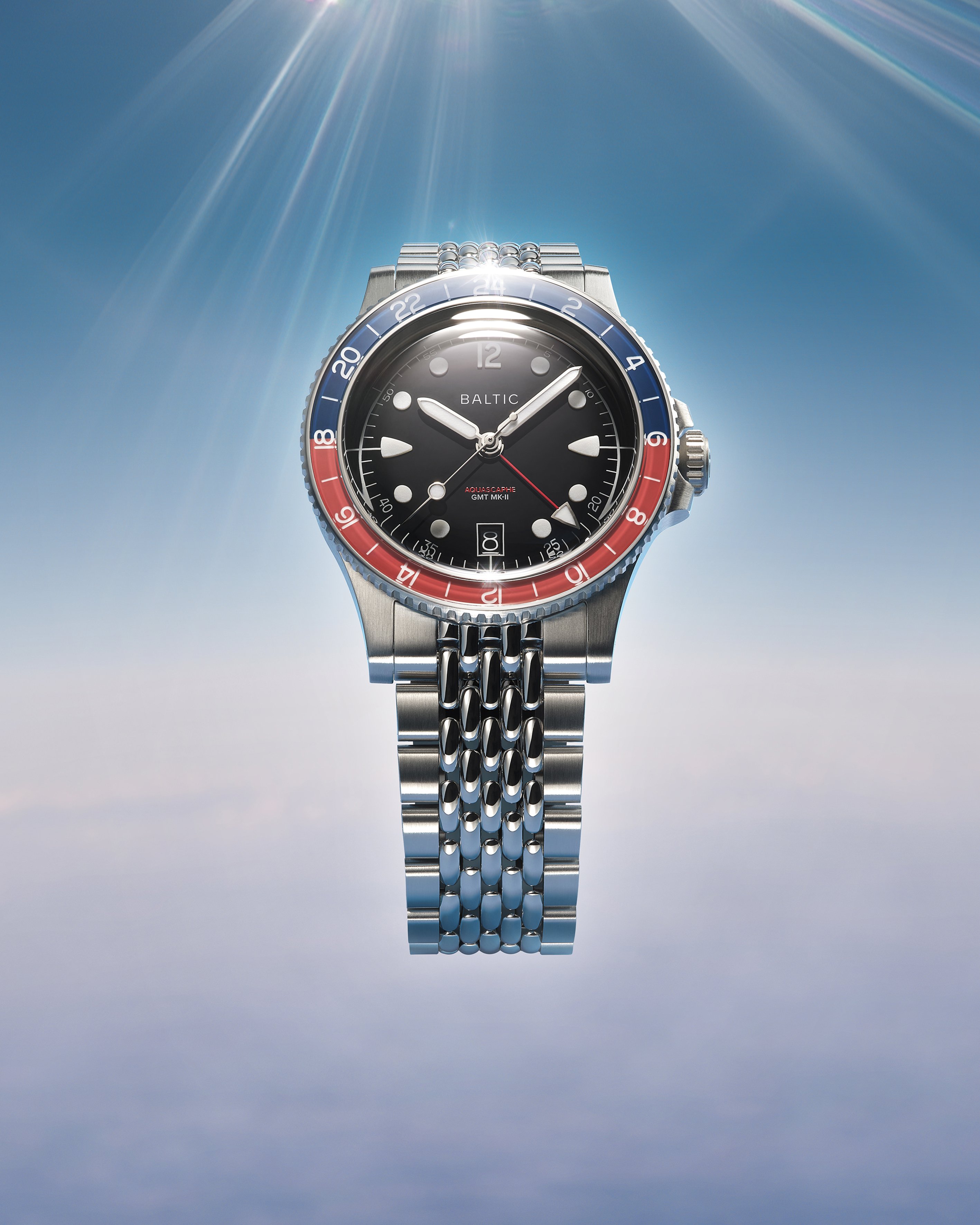 Aquascaphe GMT MK-II Red | Baltic Watches