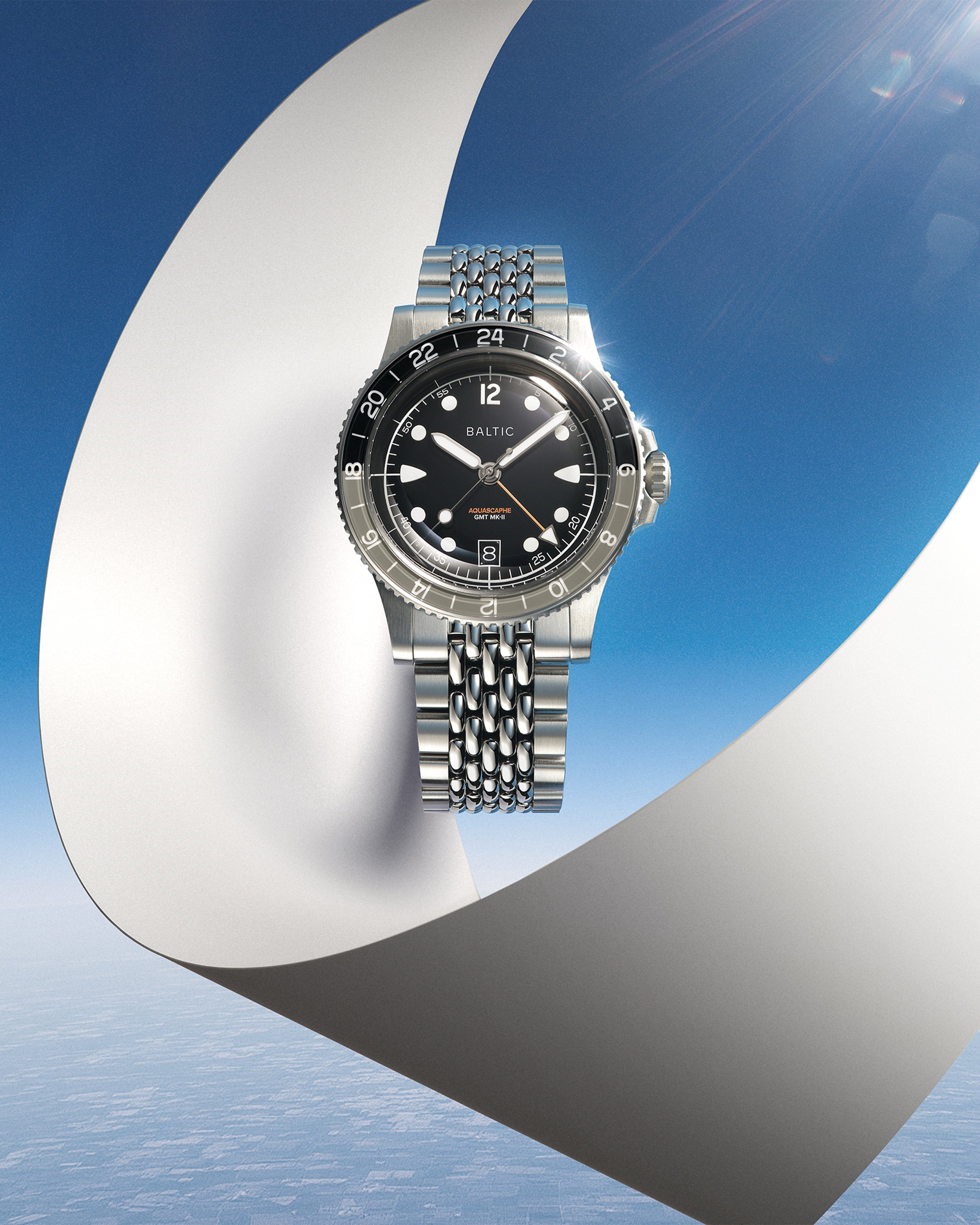 Aquascaphe GMT MK-II Grey | Baltic Watches
