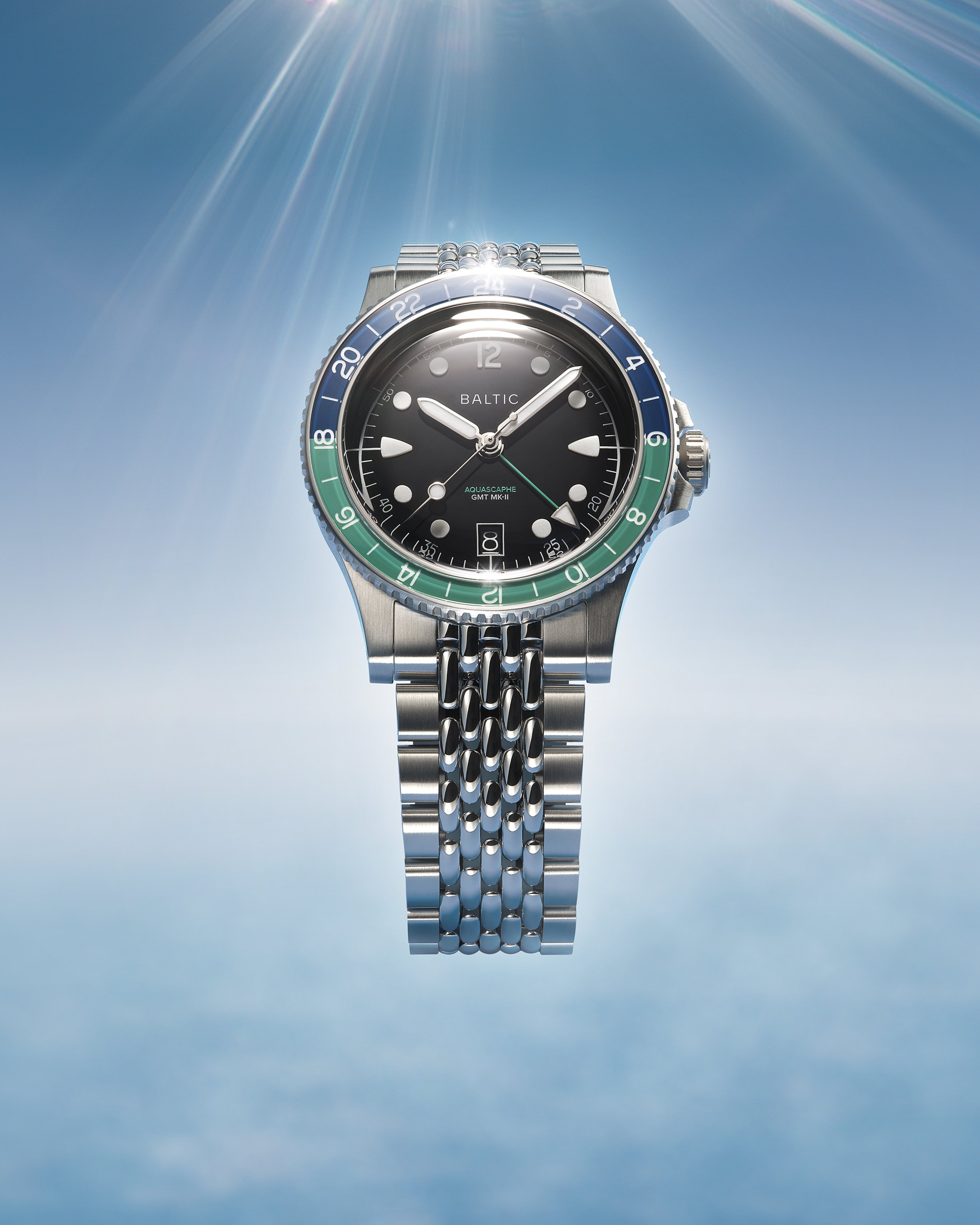 Aquascaphe GMT MK-II Green | Baltic Watches