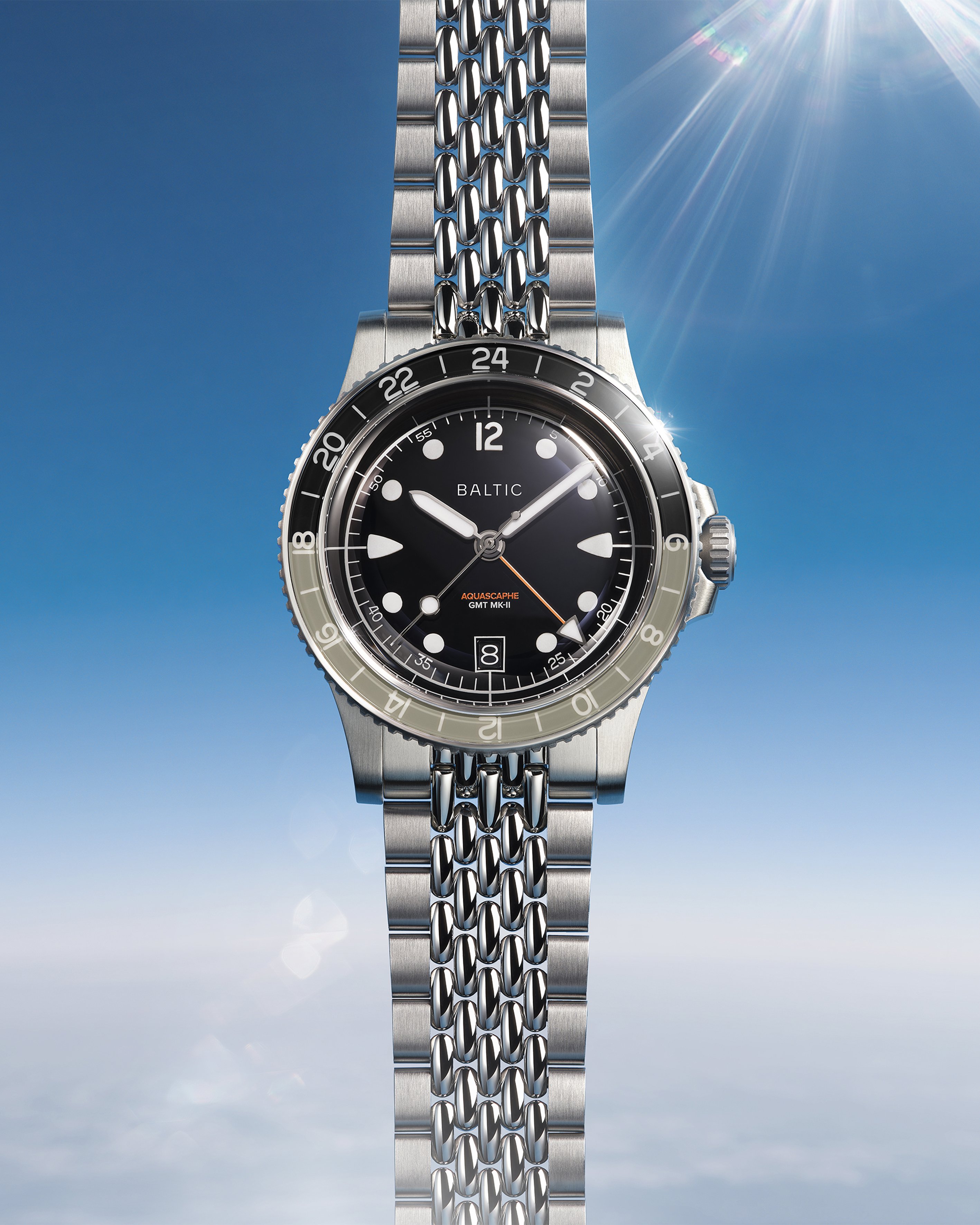 Aquascaphe GMT MK-II Grey | Baltic Watches