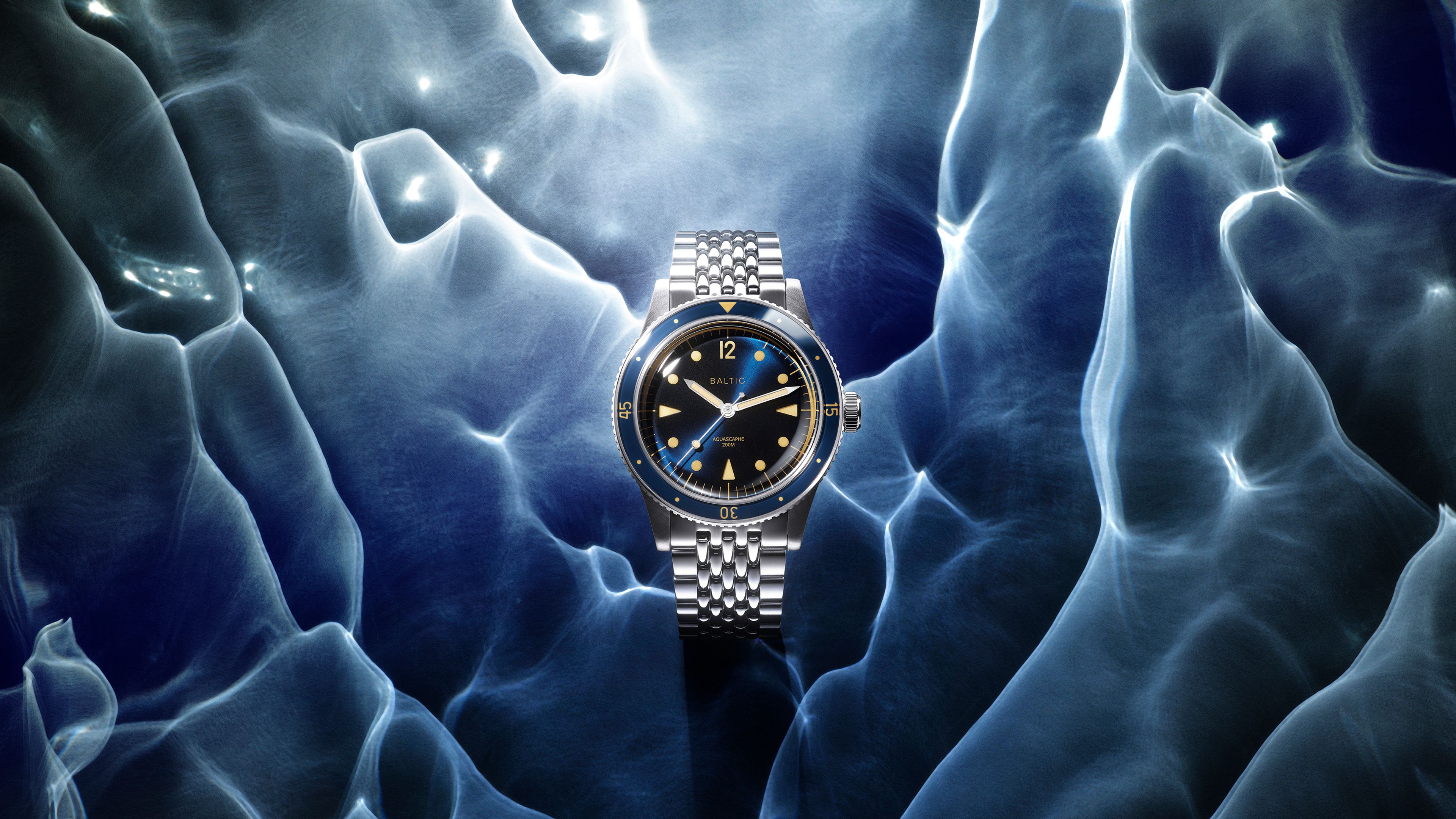 Aquascaphe Classic Blue Gilt Baltic Watches