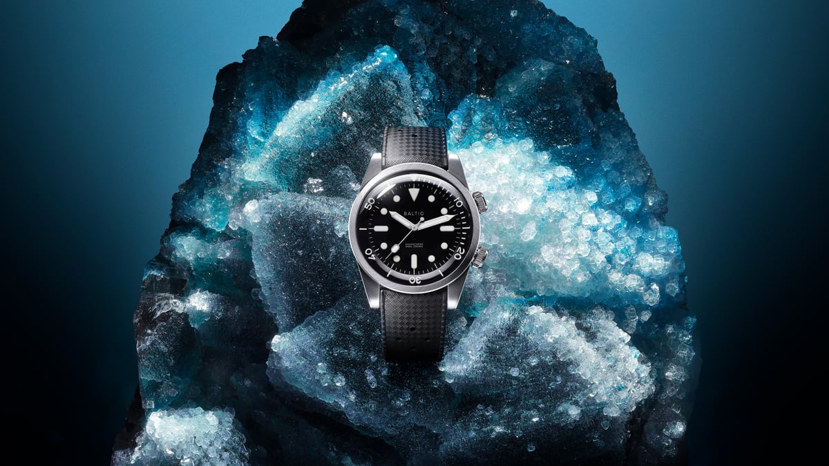 Baltic Aquascaphe Dual-Crown Black