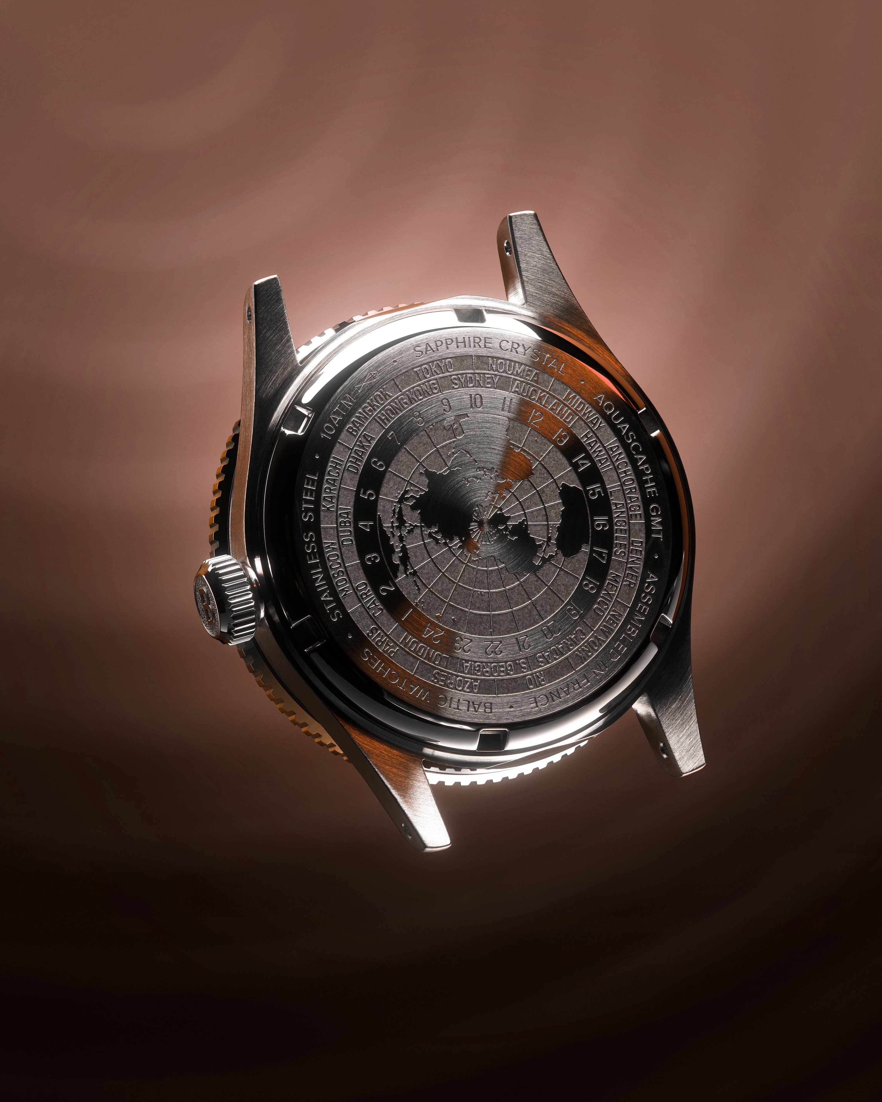 Aquascaphe GMT Orange | Baltic Watches