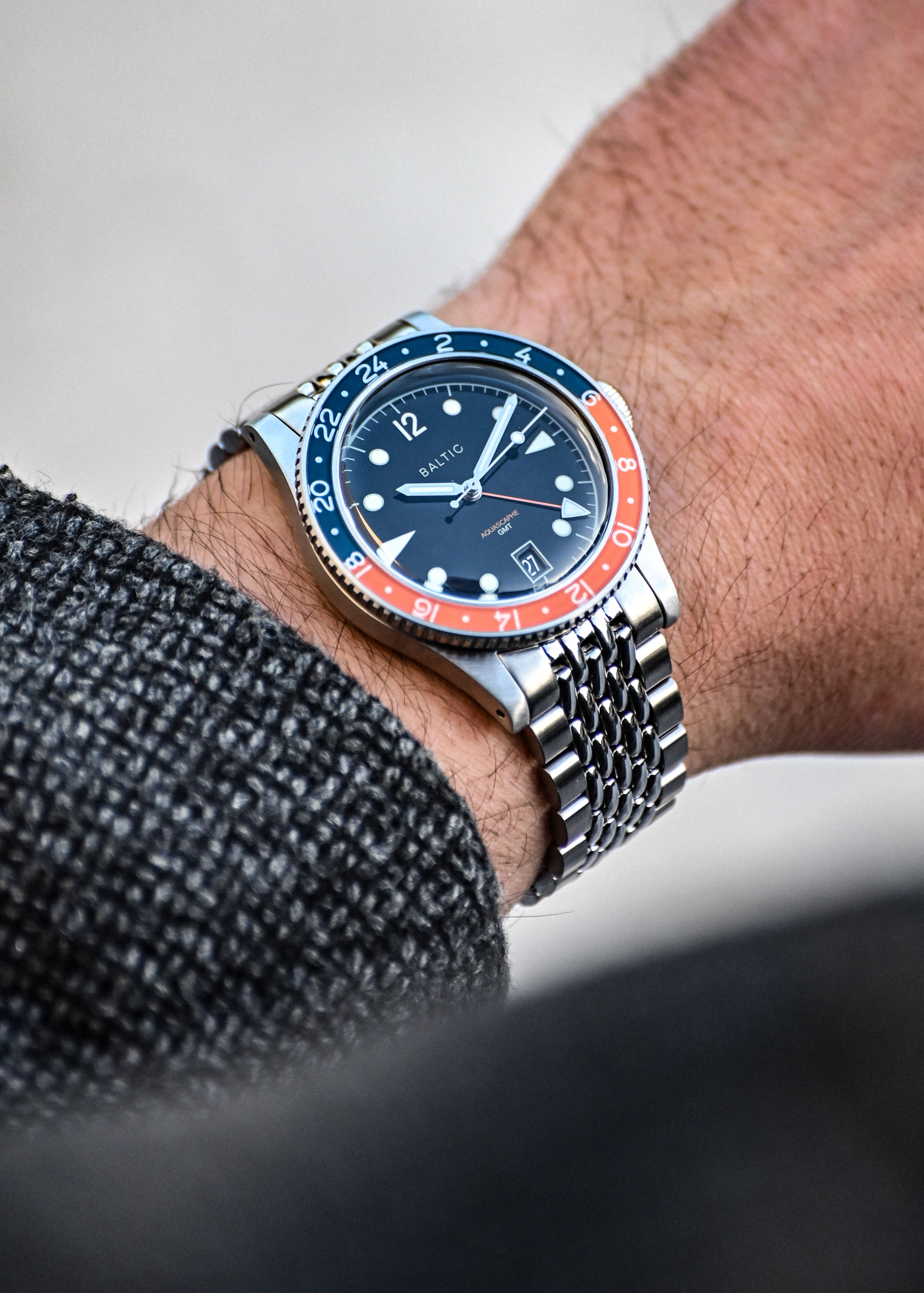 Aquascaphe GMT Orange - Baltic Watches