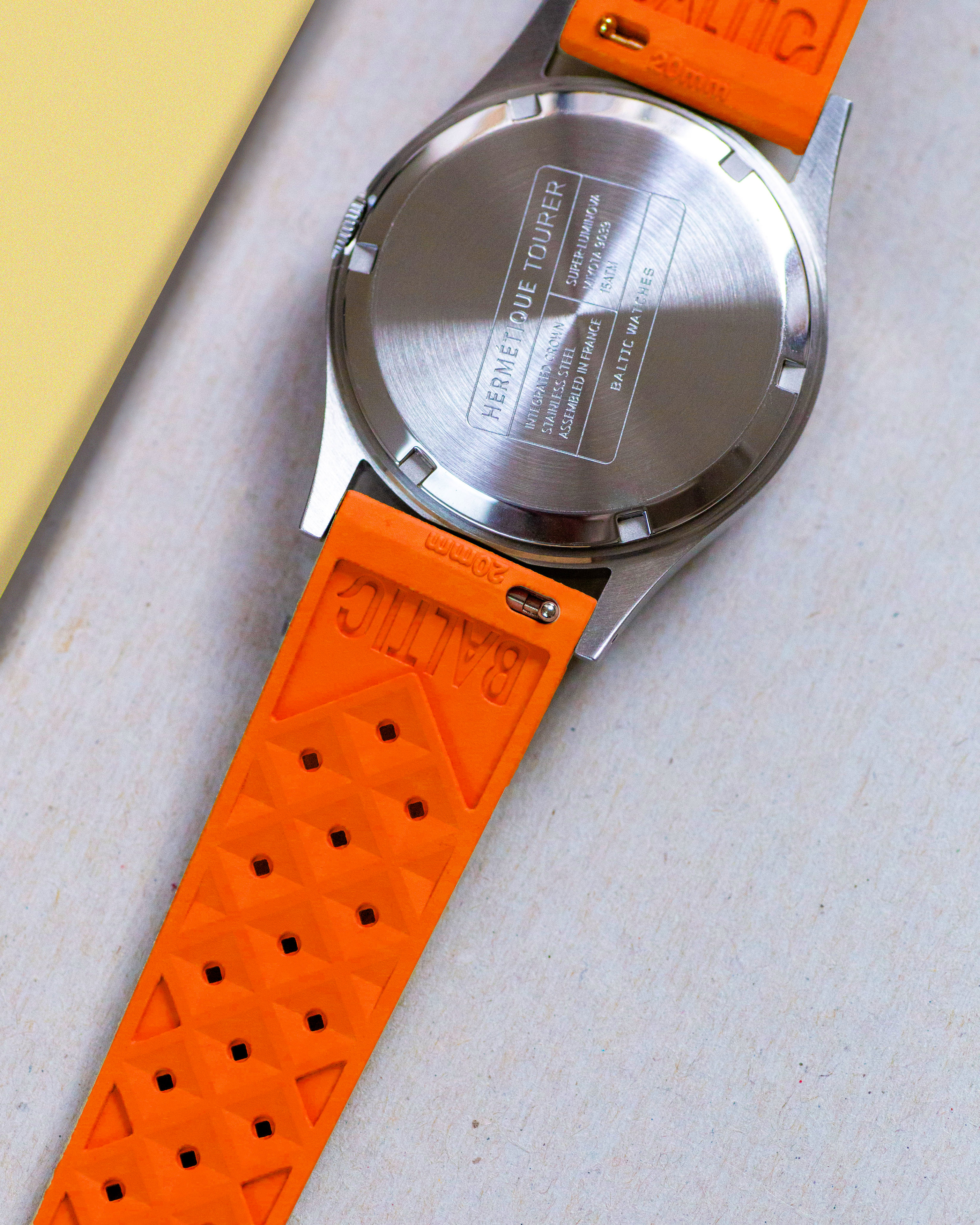 Rubber FKM Orange | Baltic Watches