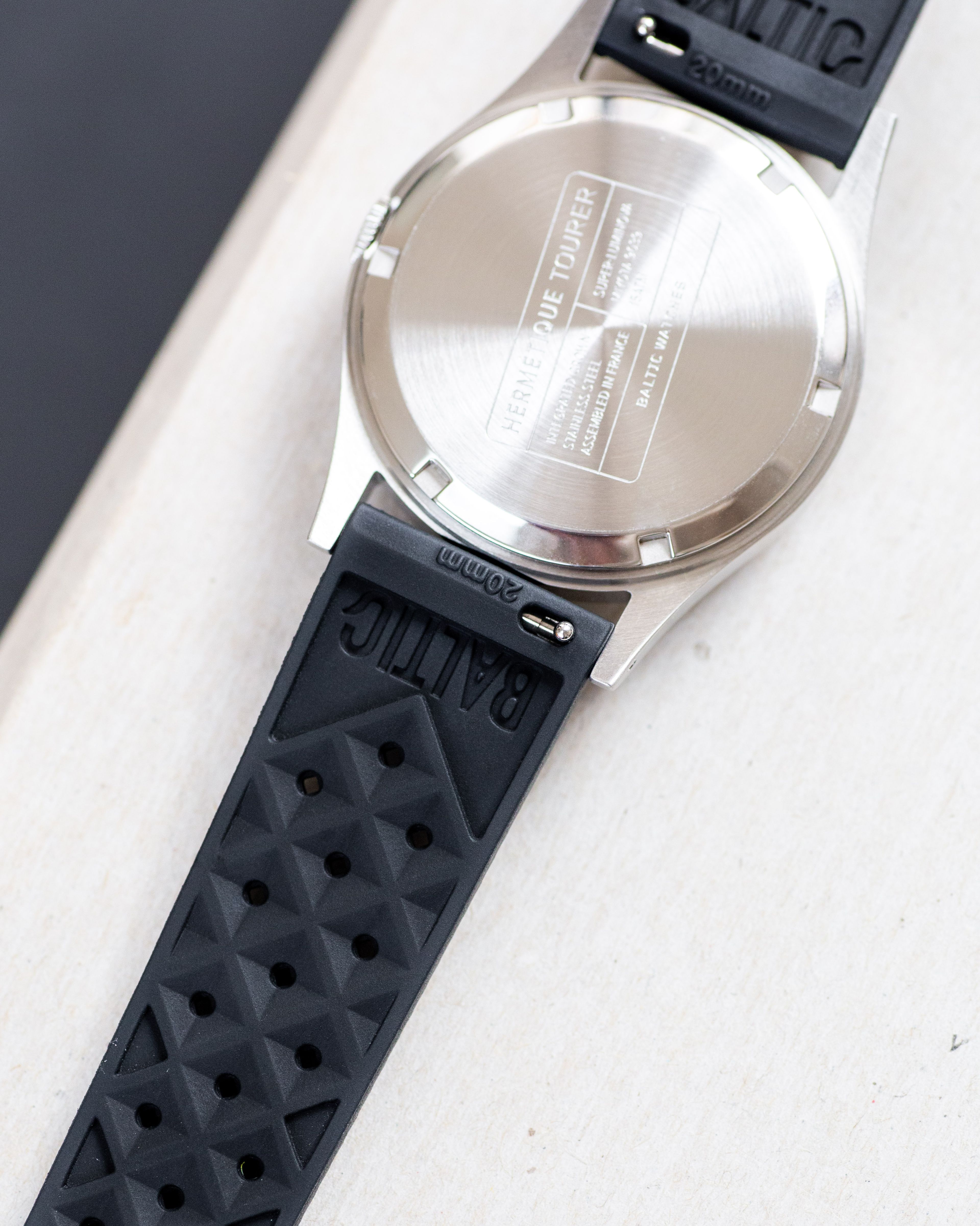 Tropic FKM Strap Black Baltic Watches