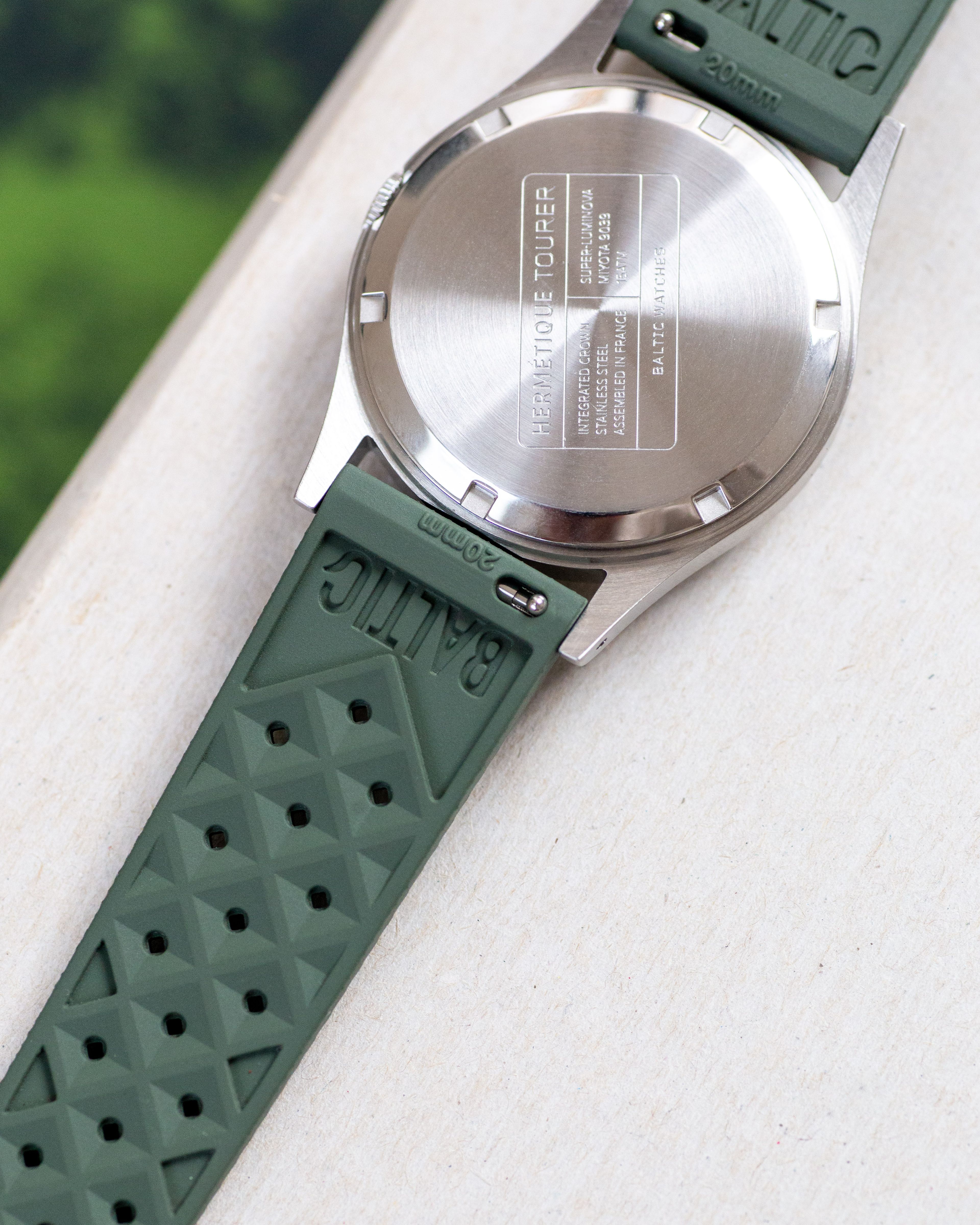 Tropic FKM Strap Green Baltic Watches