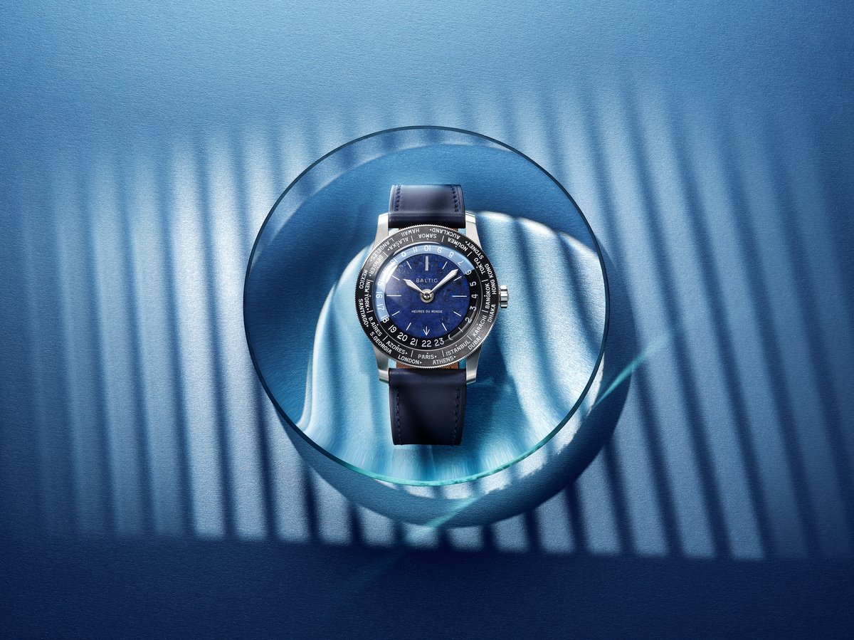 Baltic Heures du Monde - Worldtimer - Sodalite