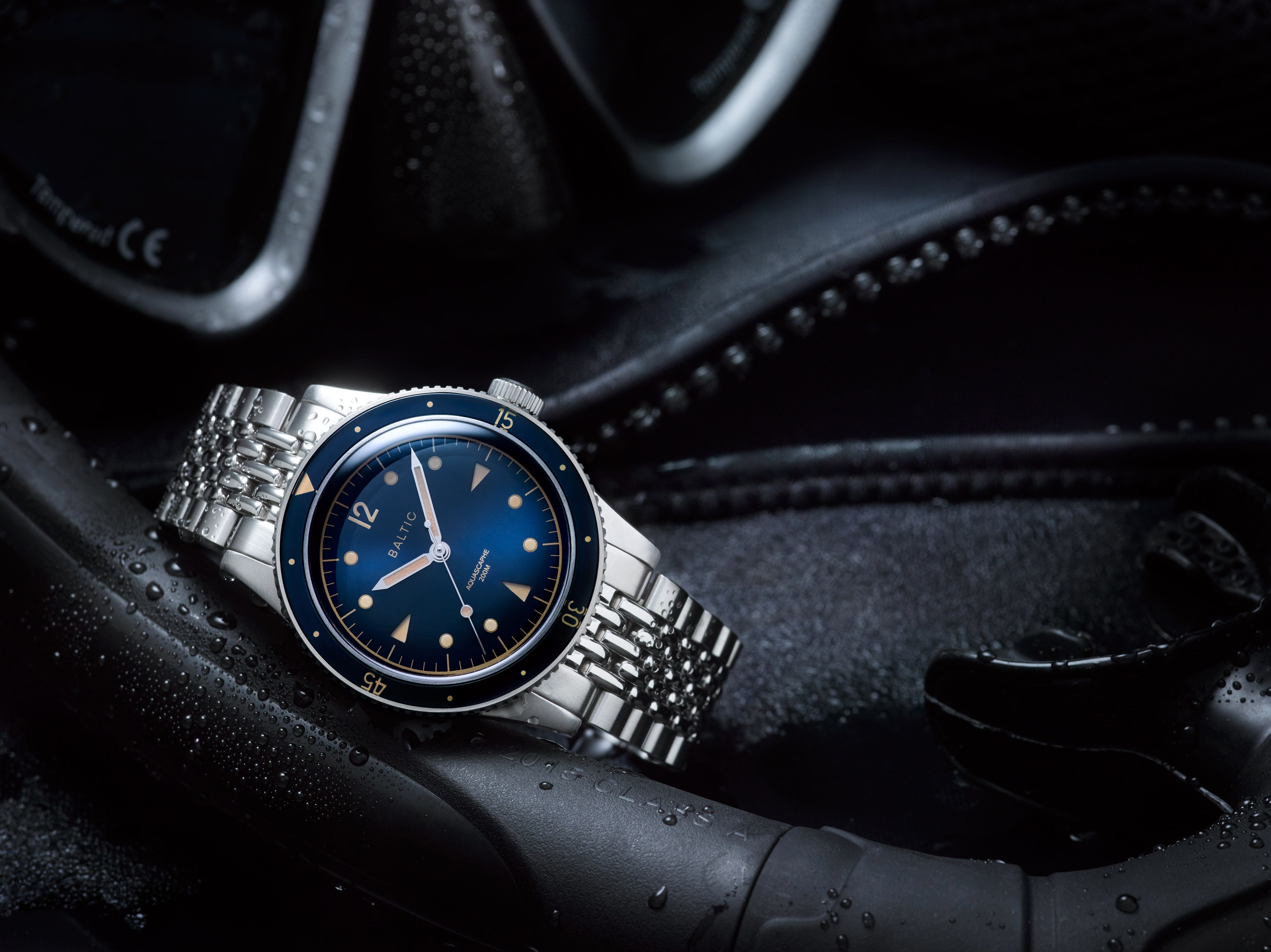 Aquascaphe Classic Blue Gilt | Baltic Watches