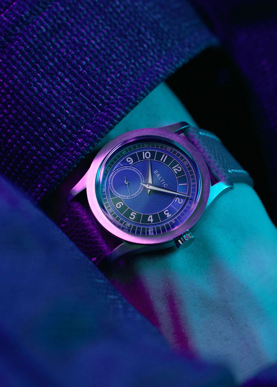 Baltic x A Collected Man - MR Blue Roulette - Baltic Watches